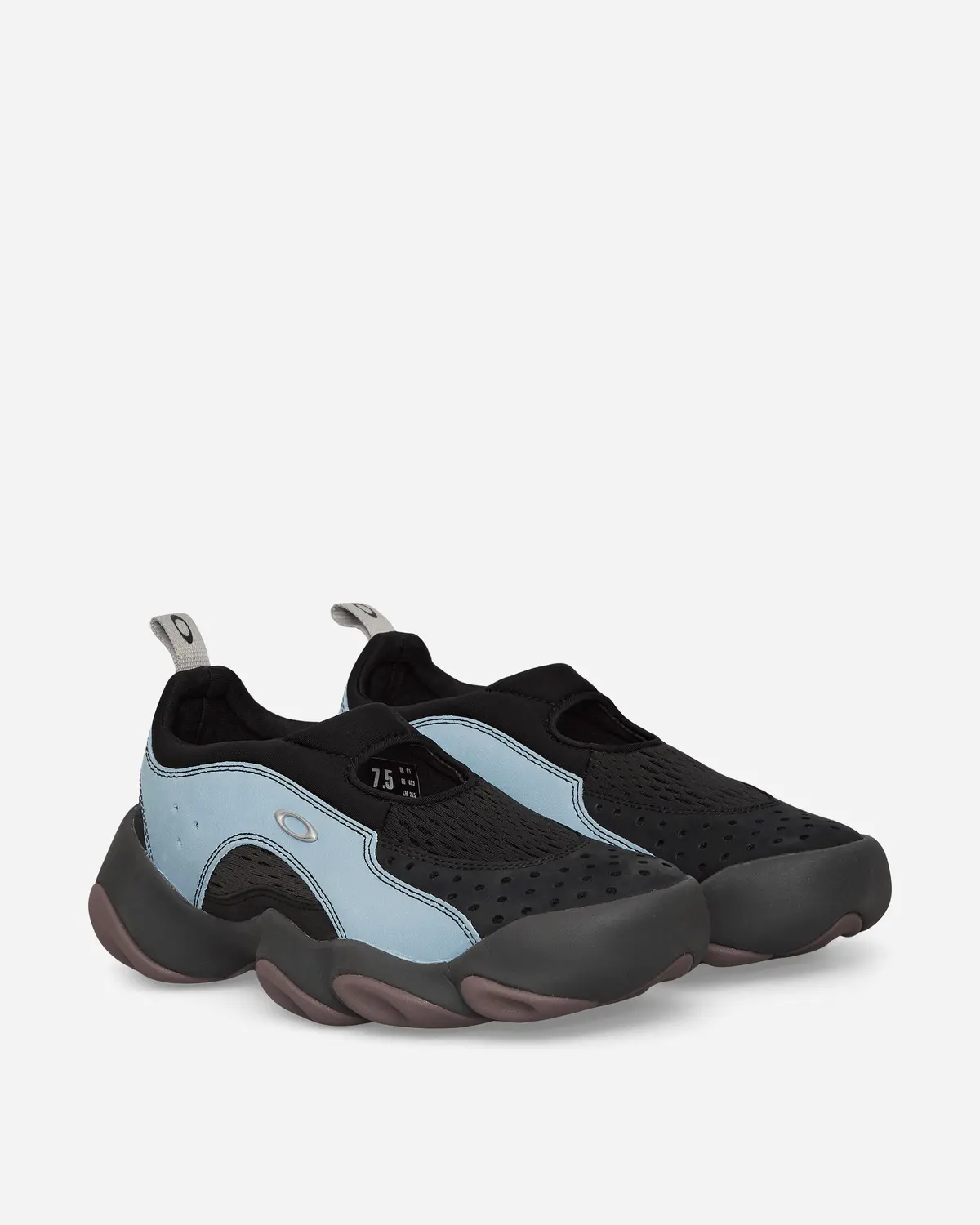 Suede Flesh Sandals Stone Blue 2