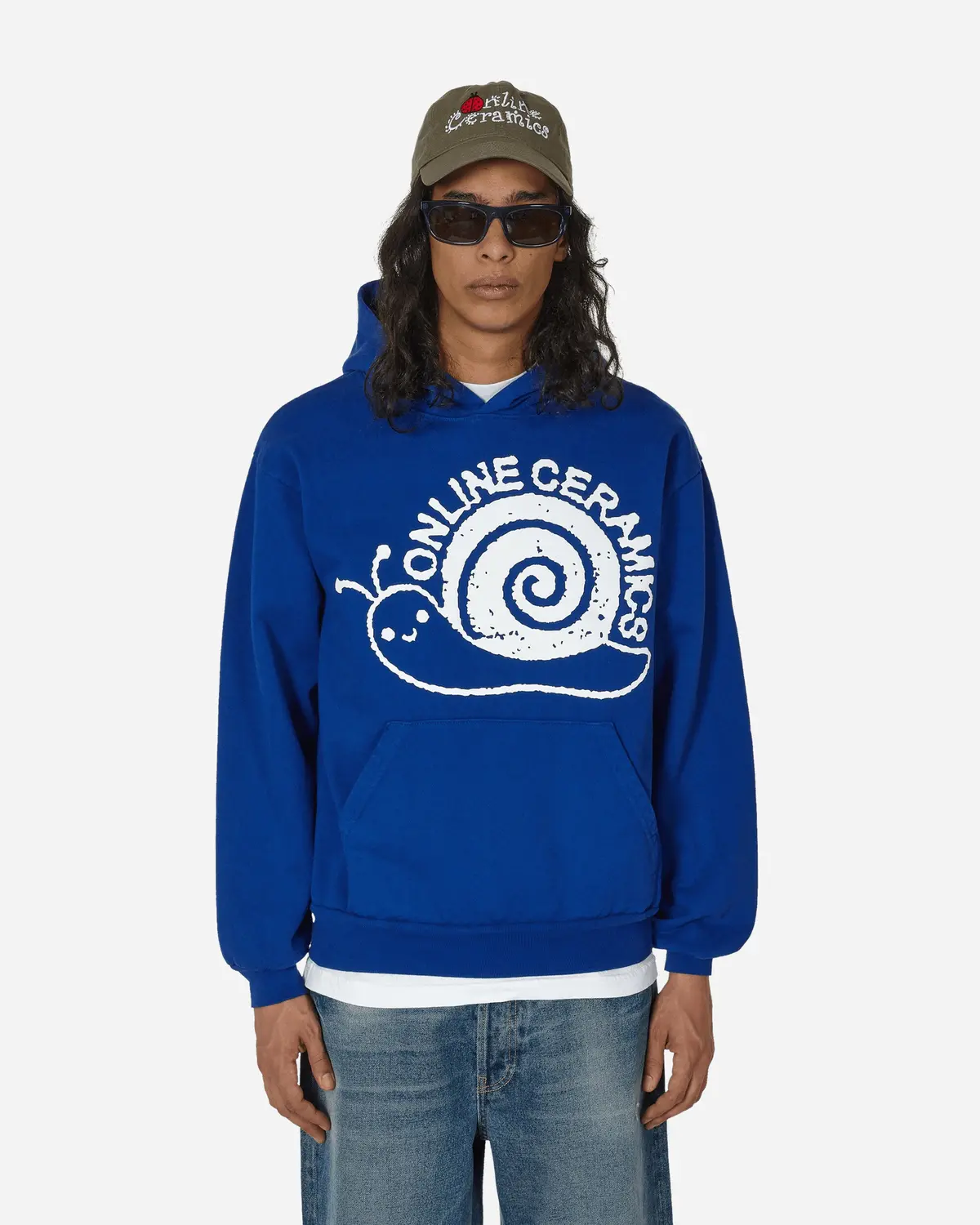 Snail Logo Hoodie Blue 1