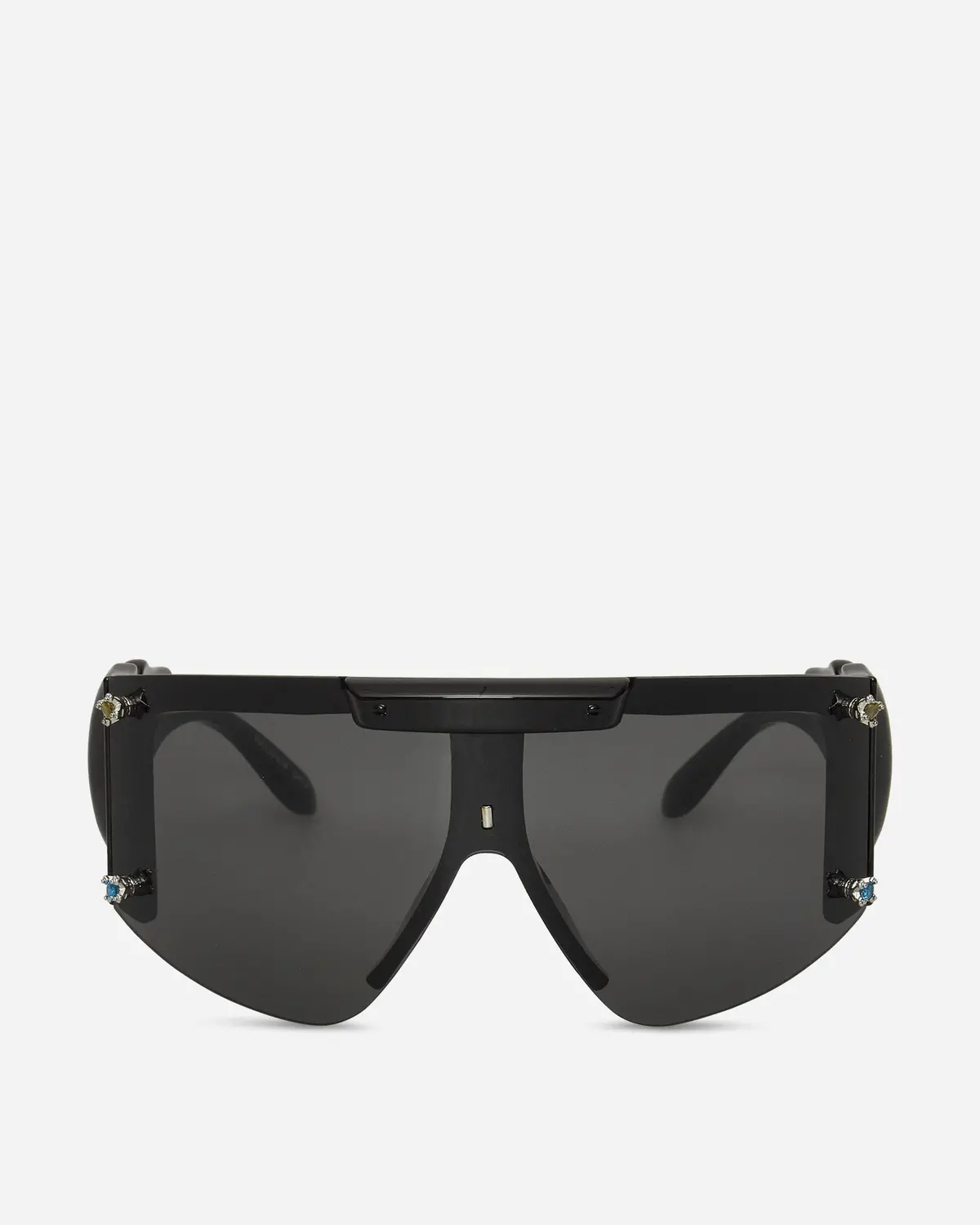 Gem-Stud Knotted Sunglasses Black 1