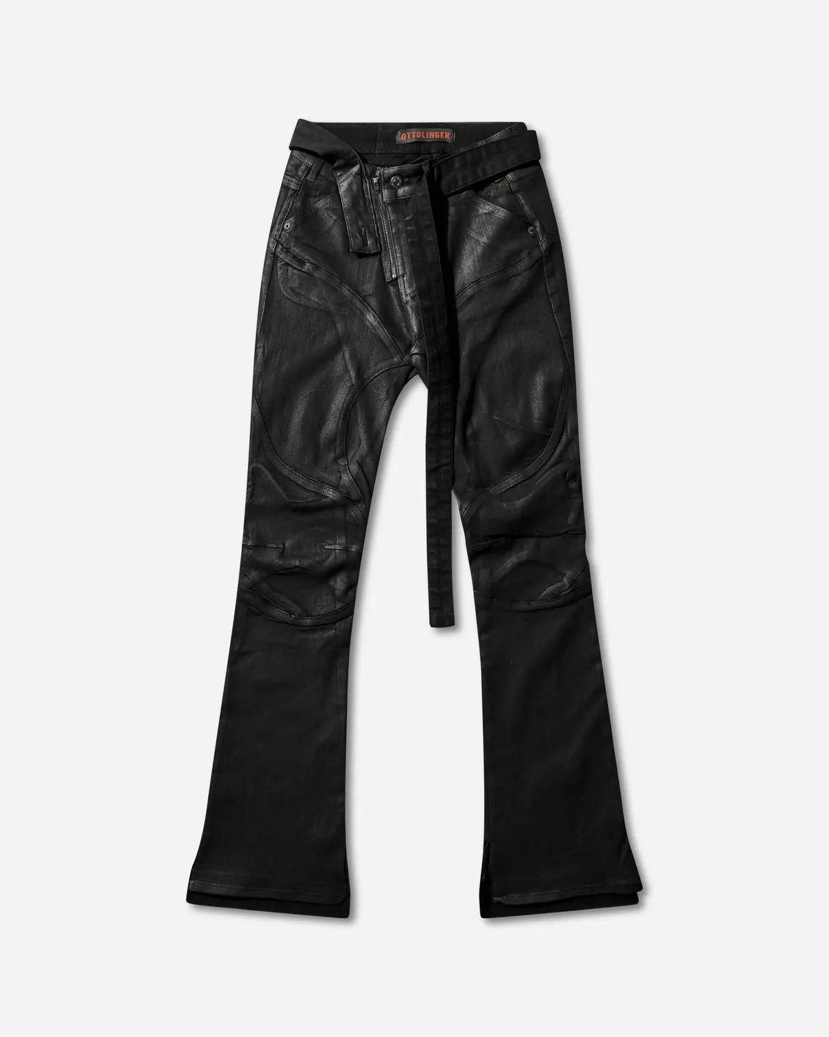 Women's Glazed Mulitline Jeans Black 1
