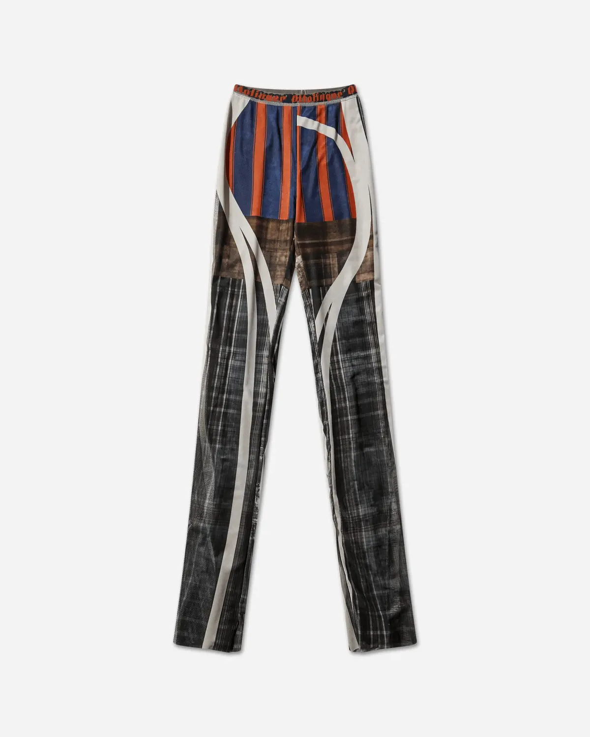 Women's Mesh Pants Racing Plaid 1