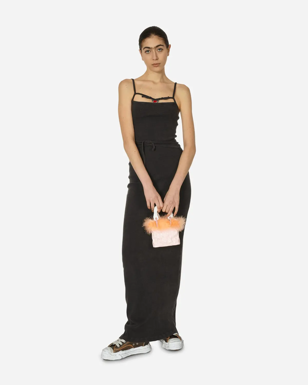 Charmed Rip Maxi Dress Black Wash 4