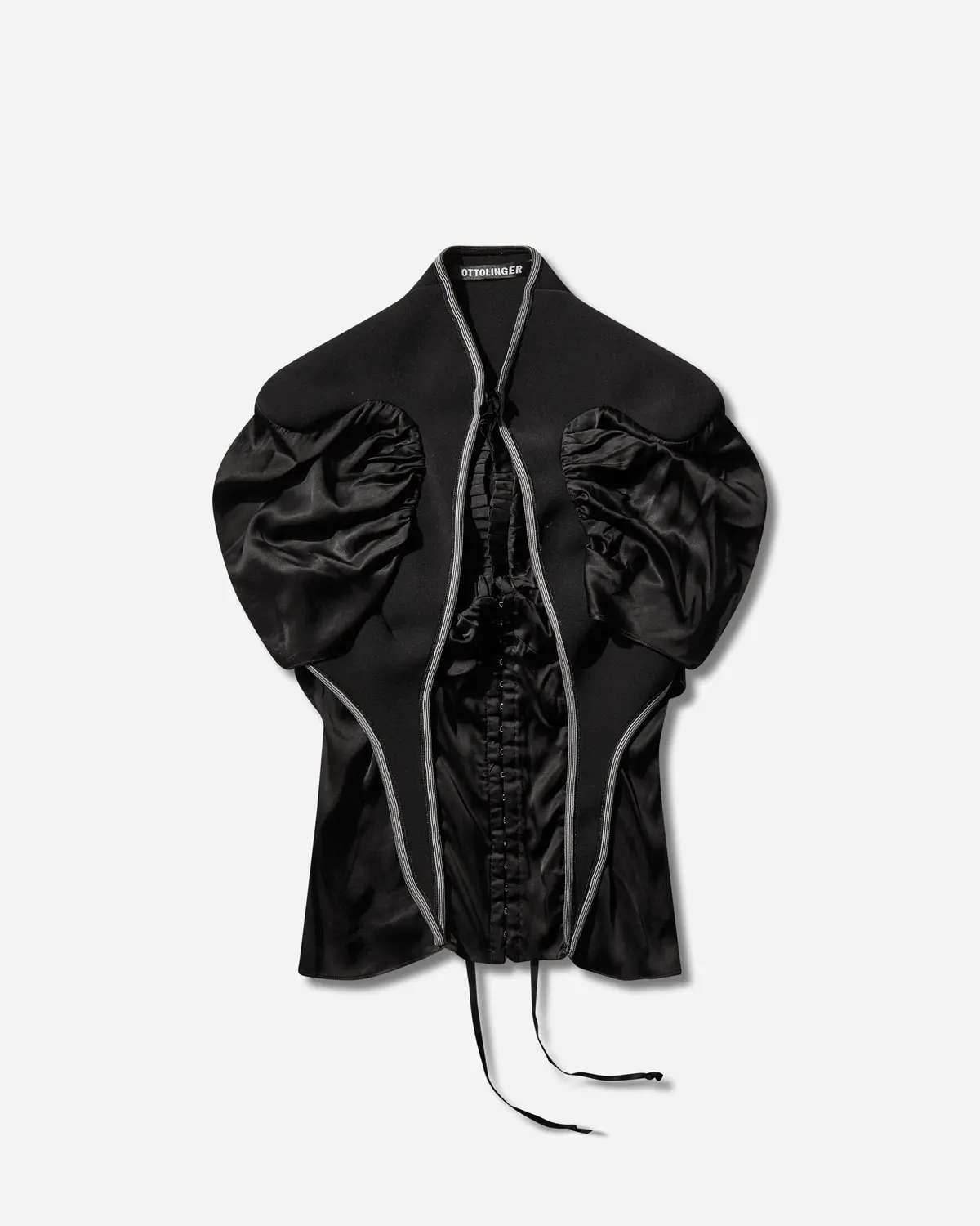 Women's Open Heart Top Black 1