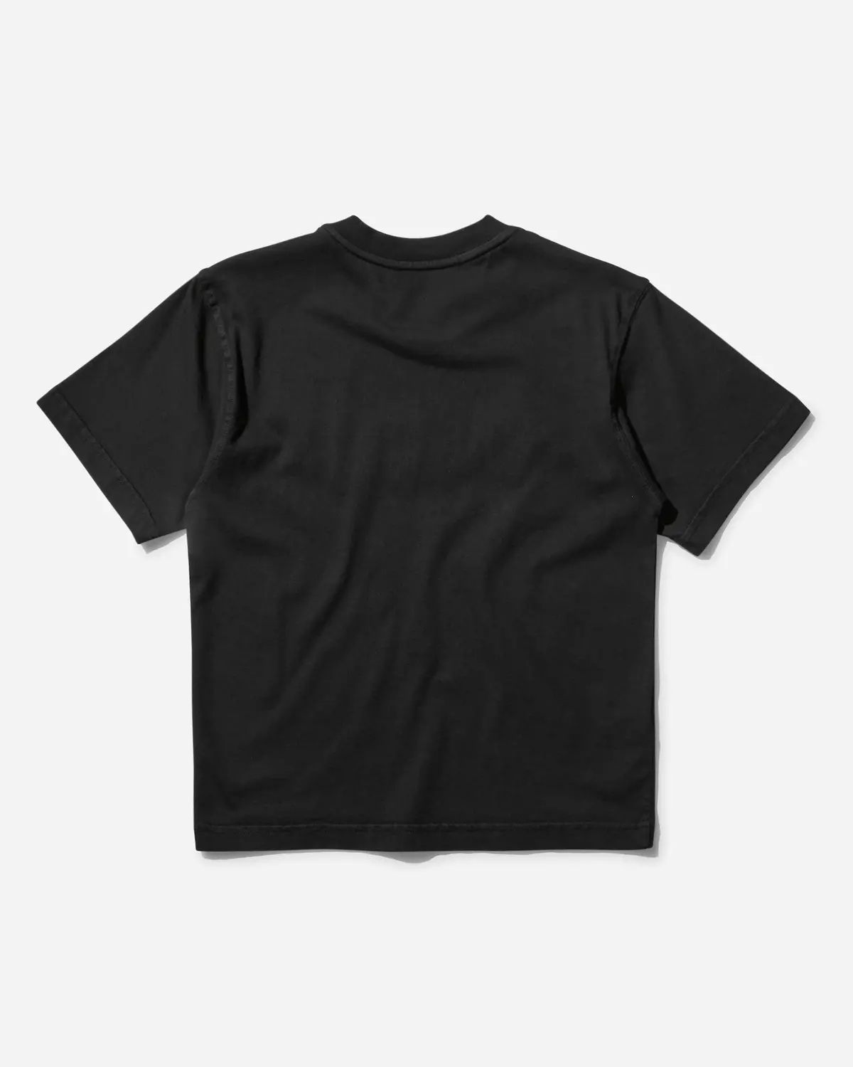 Women's Fitted Puffy Logo T-Shirt Black Wash 2