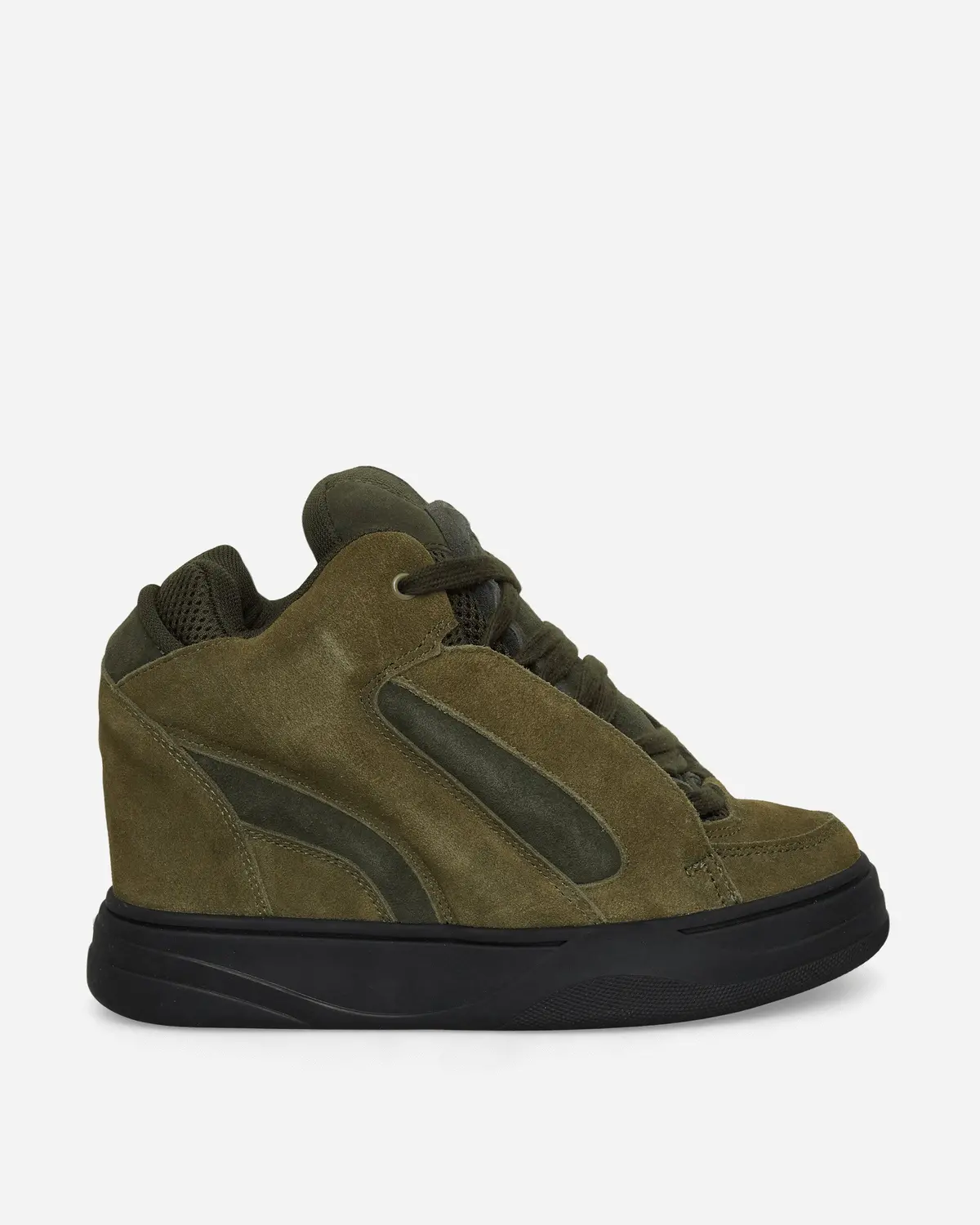 Women's Sneaker Heels Khaki 1
