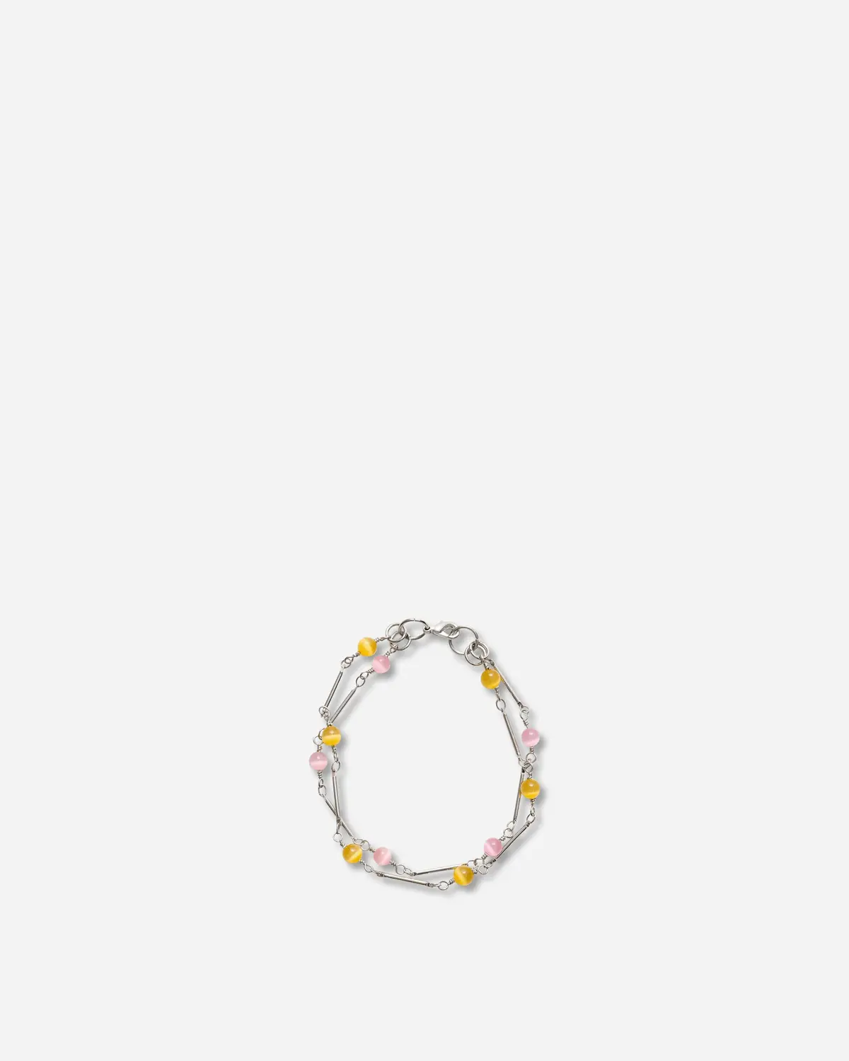 Fabricated Pearl Bracelet Marbled Nectar 1