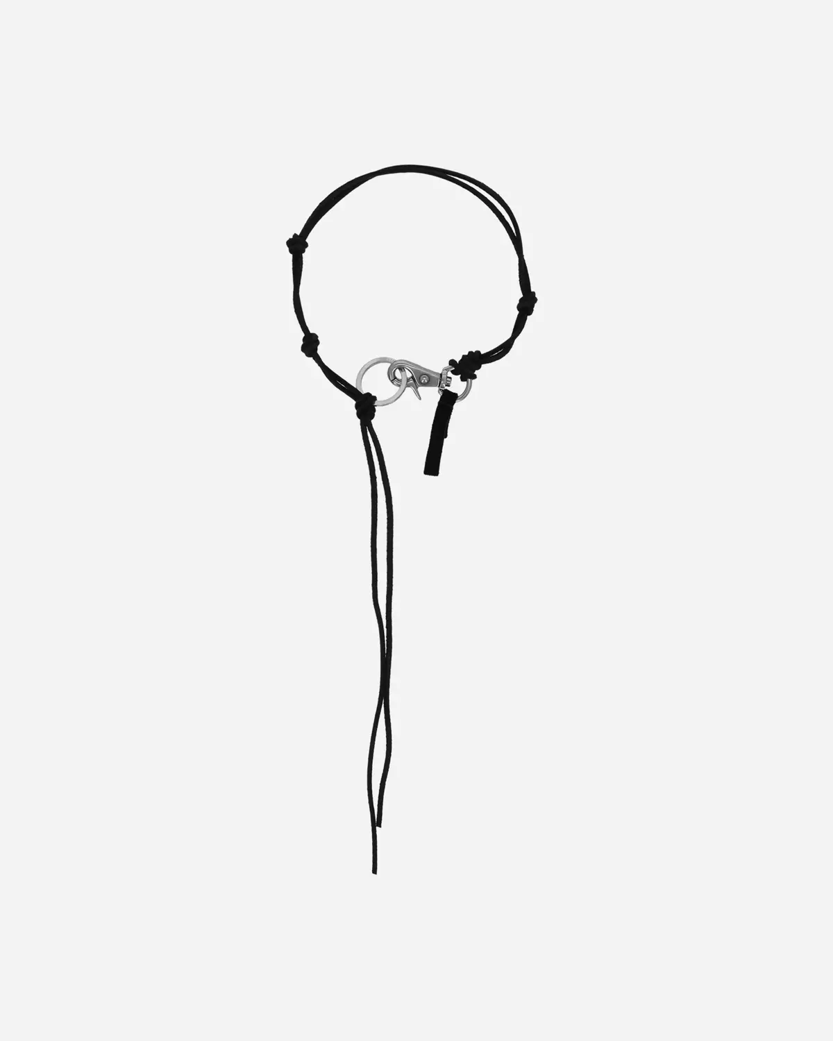 Ladon Leather Chain Black 1