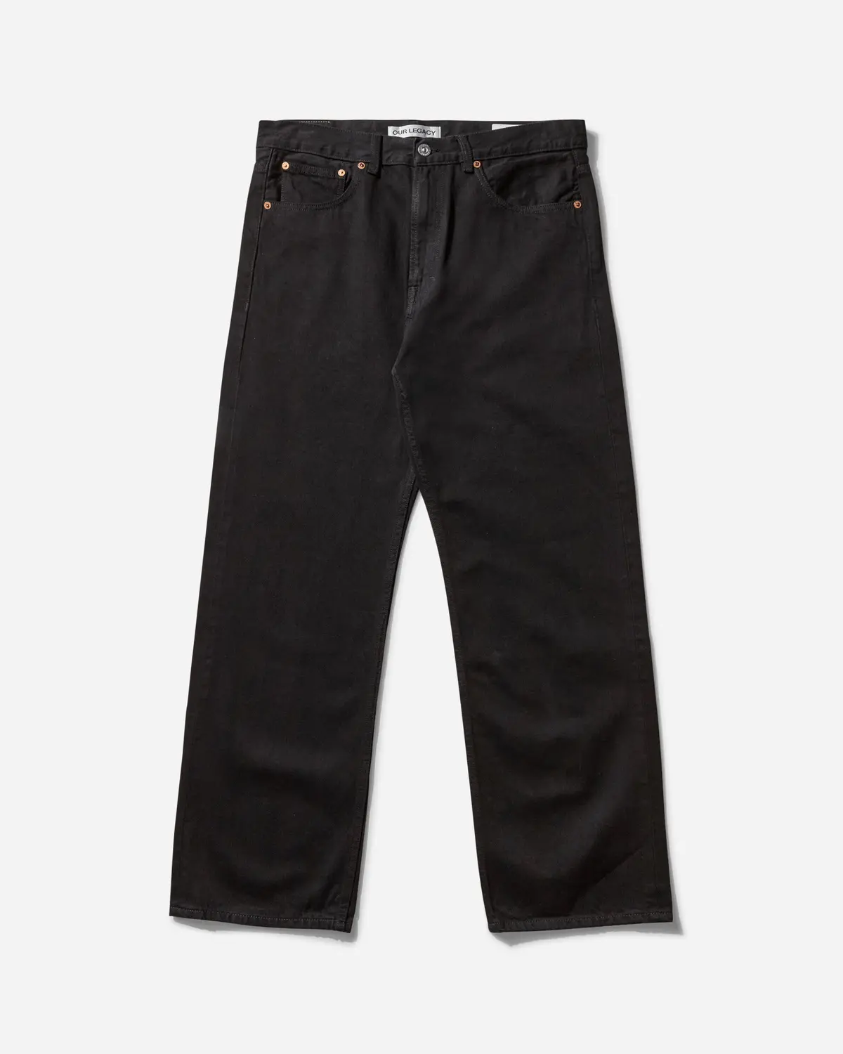 Men's Third Cut Jeans Black Selvedge 1