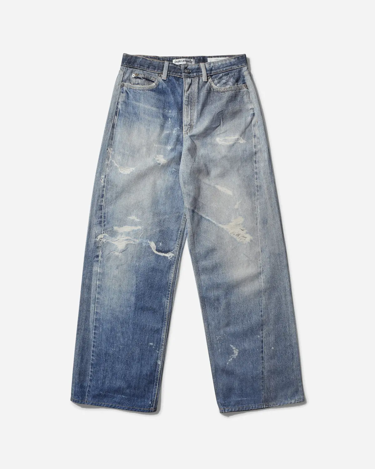 Women's Full Cut Jeans Digital Denim Print 1