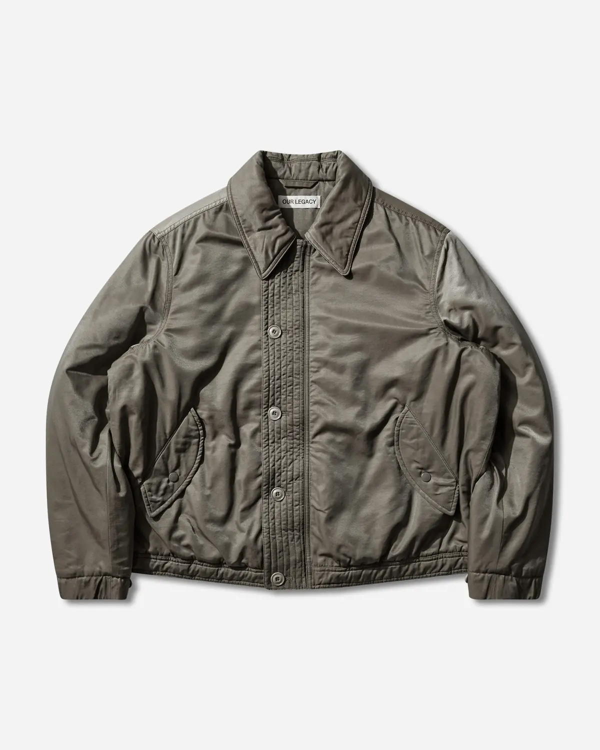 Men's Auto Jacket Taupe Smoke 1