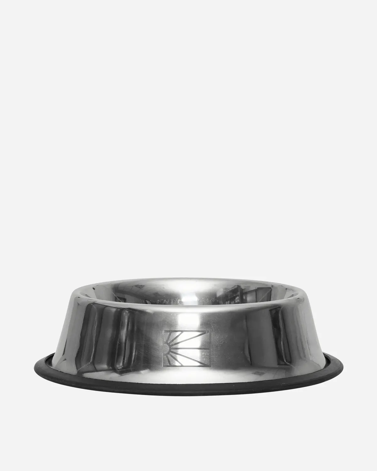 Keep Dancing Dog Bowl Metal Silver 1