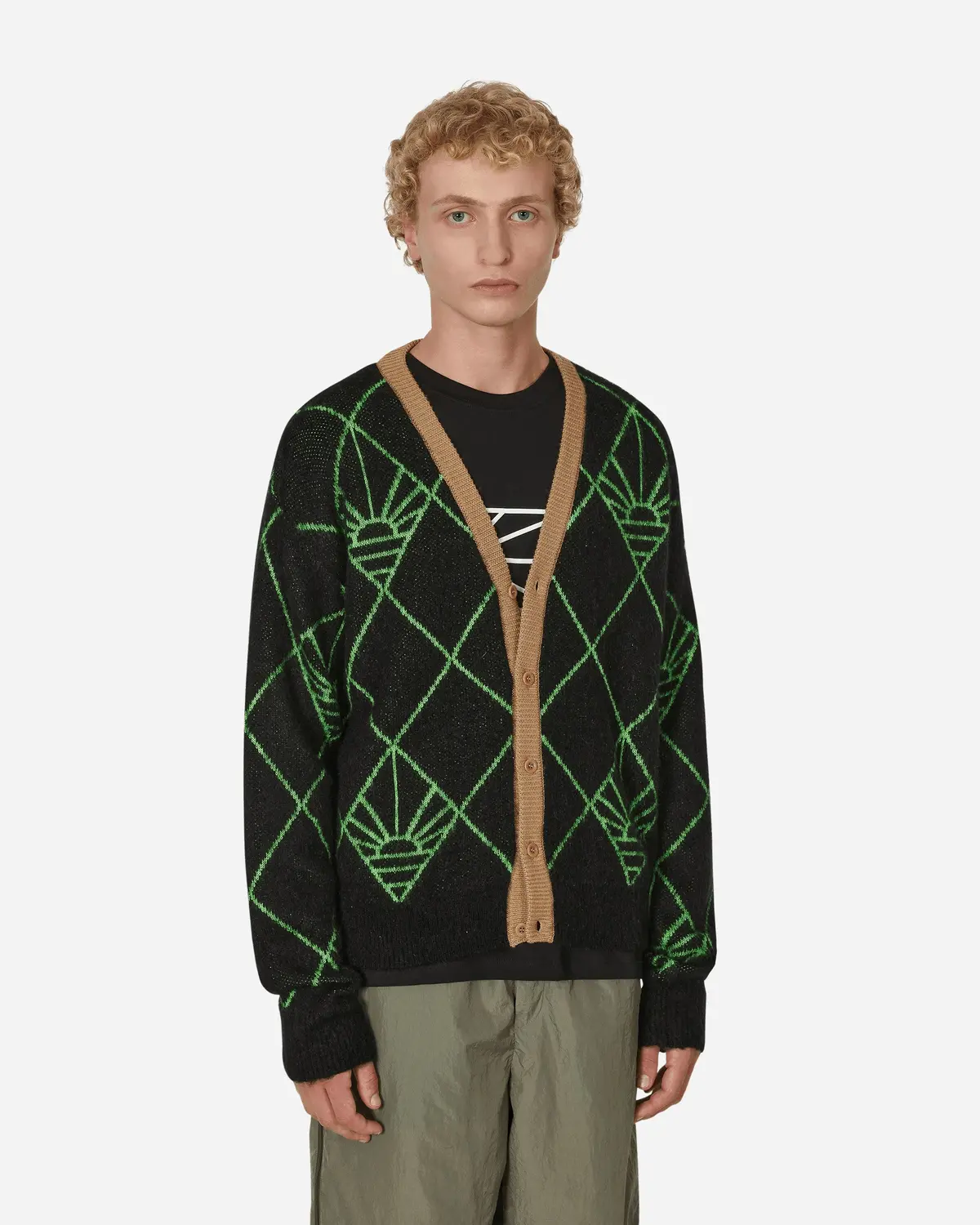 Logo Cardigan Black 1