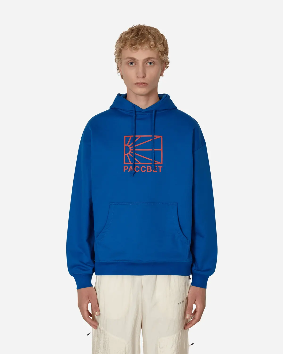 Big Logo Hooded Sweatshirt Blue 1