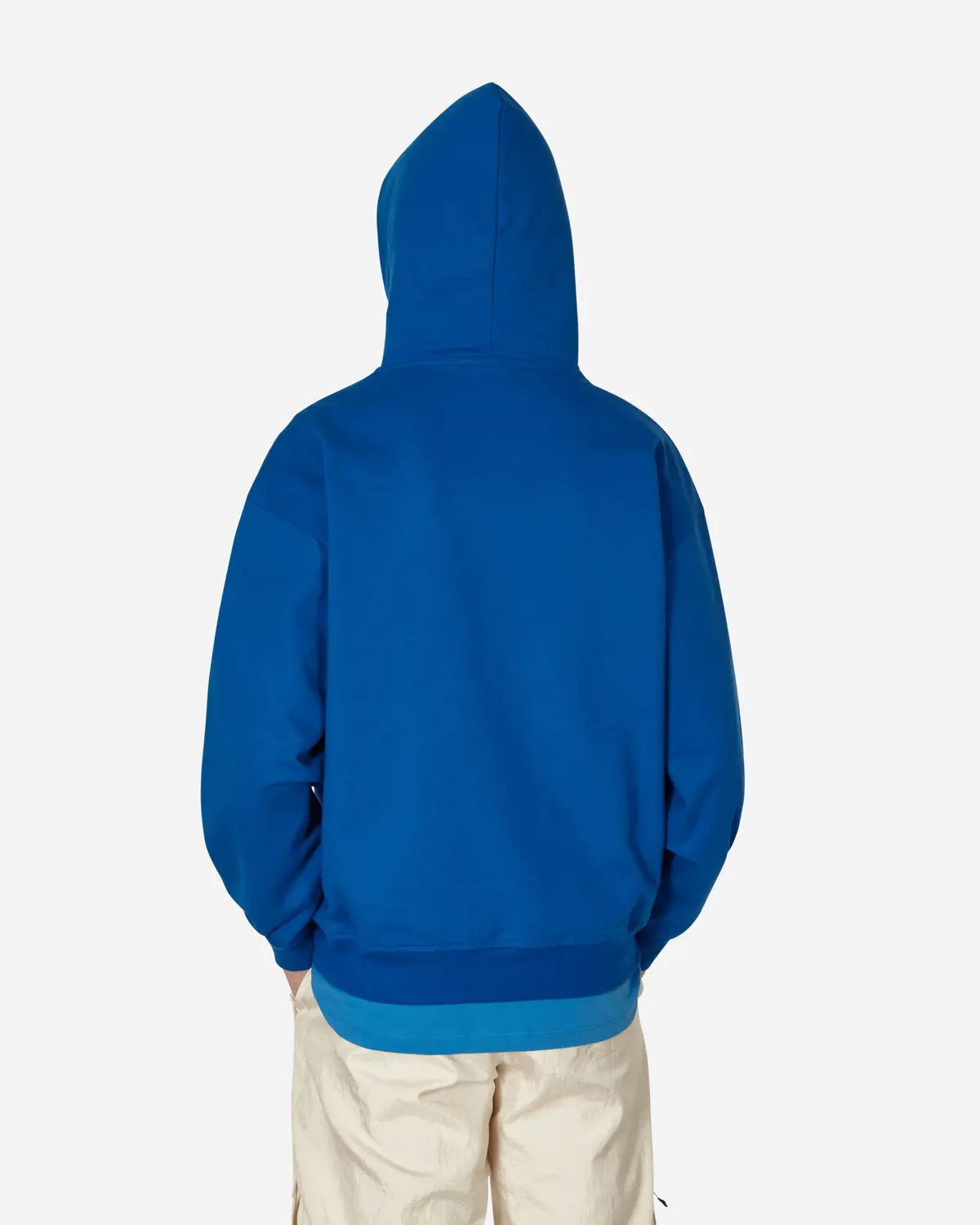 Big Logo Hooded Sweatshirt Blue 3