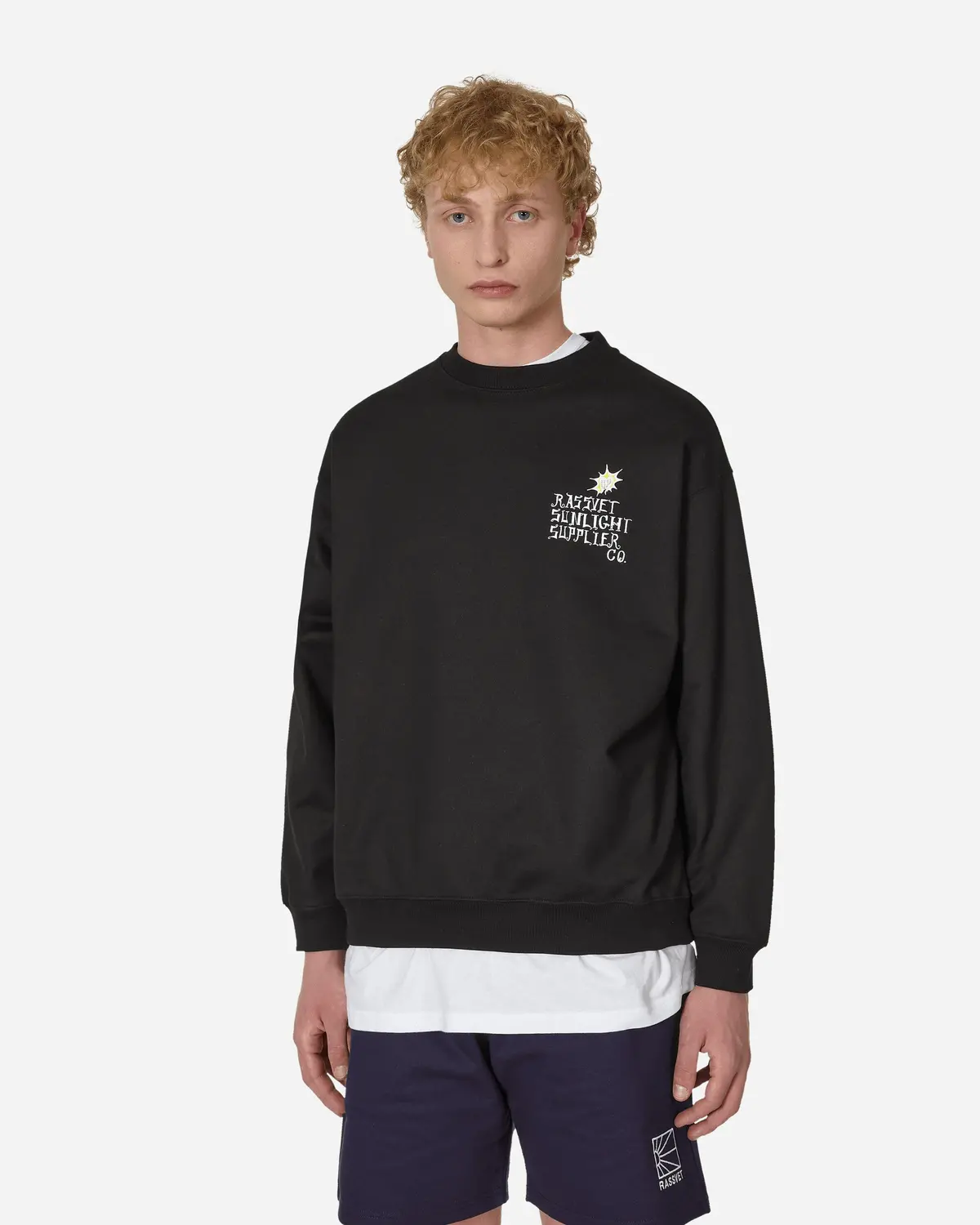 Sunlight Supplier Crewneck Sweatshirt Black 1