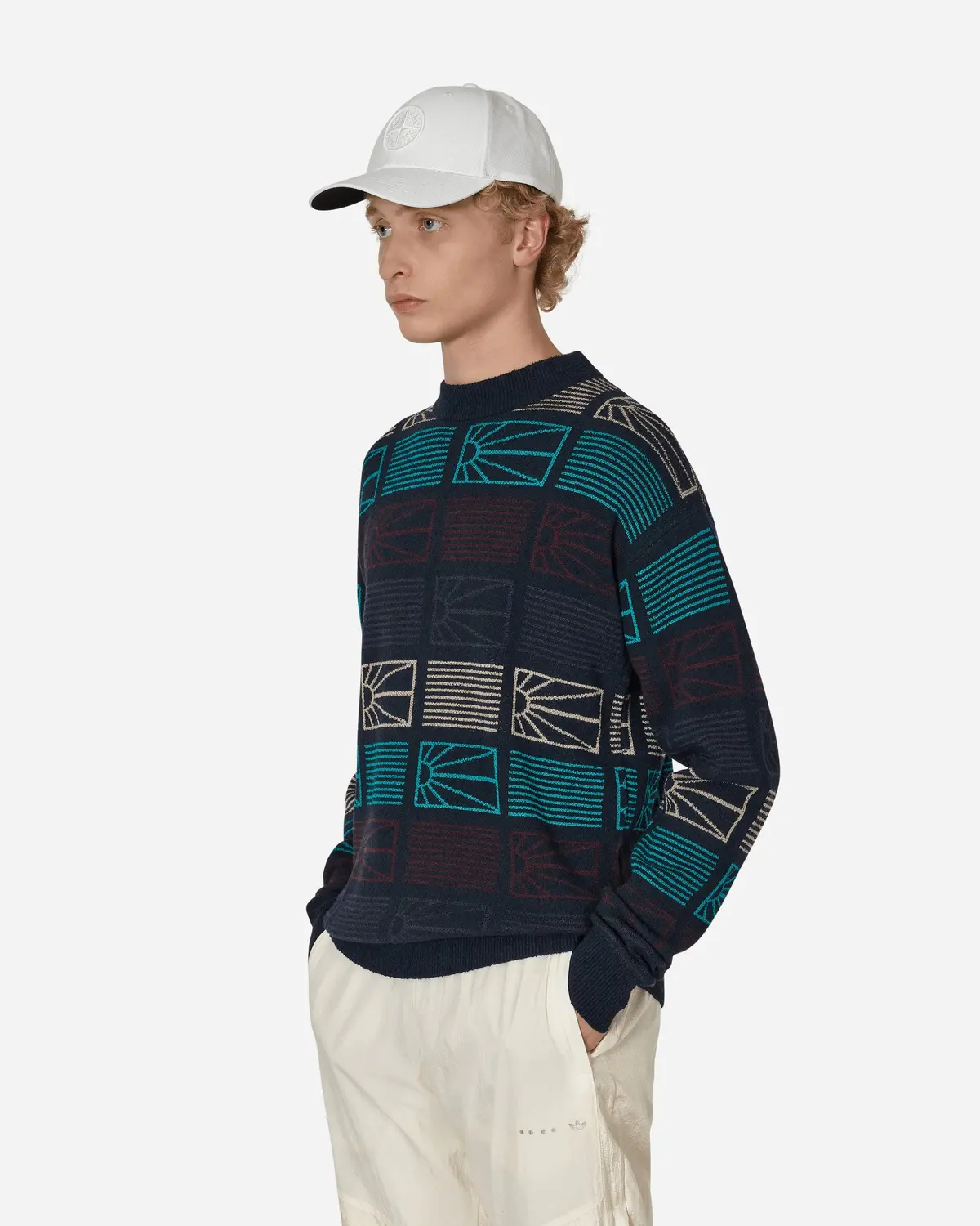 Logo Crewneck Sweater Blue 2