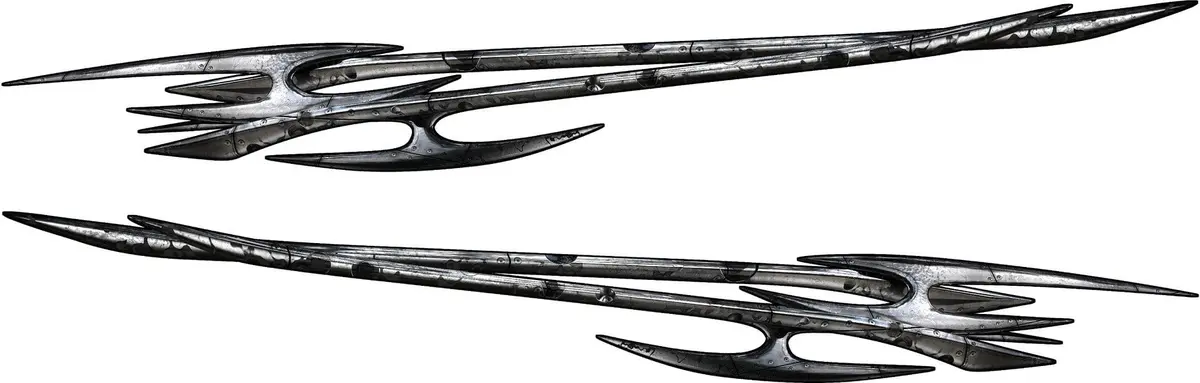Tribal Edge Vinyl Boat Decals – Set Of 2 3