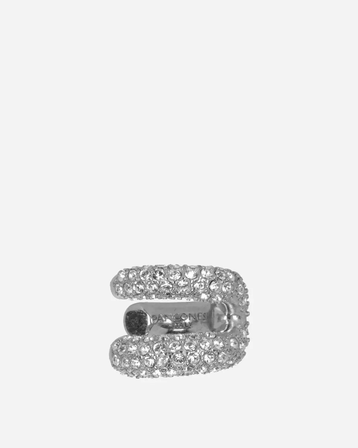 Crystal Stellar Ear Cuff Silver 1