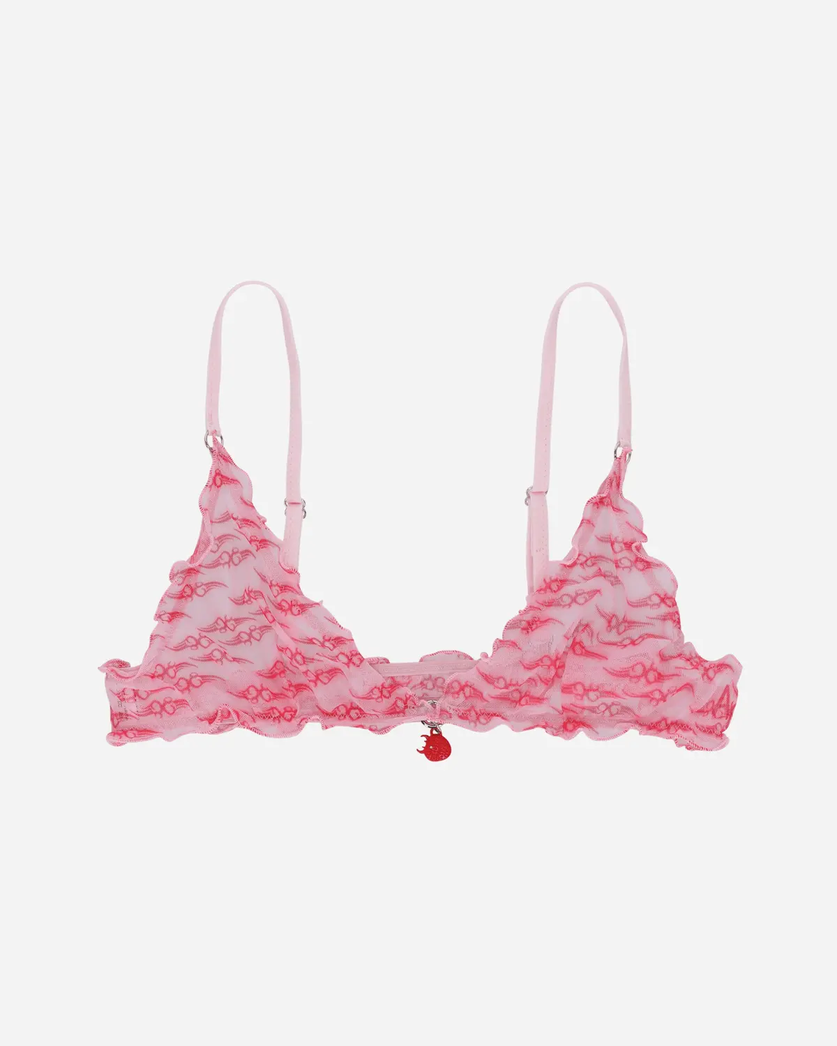Tribal Heart Cute Bra Pink / Red 1