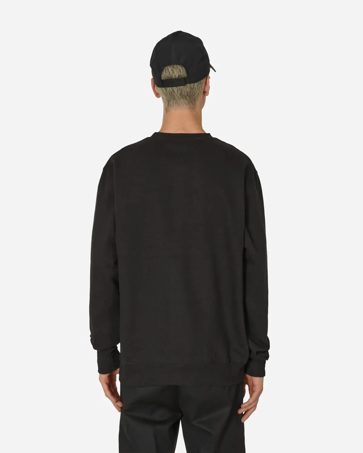 Colors Logo Crewneck Sweatshirt Black 3