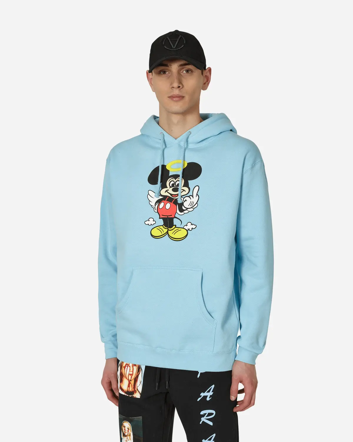 Fuck You Hooded Sweatshirt Blue 1