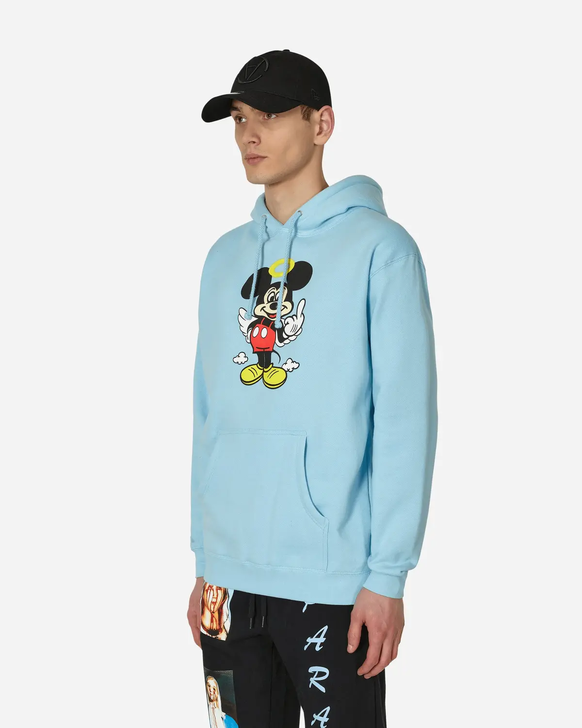 Fuck You Hooded Sweatshirt Blue 2
