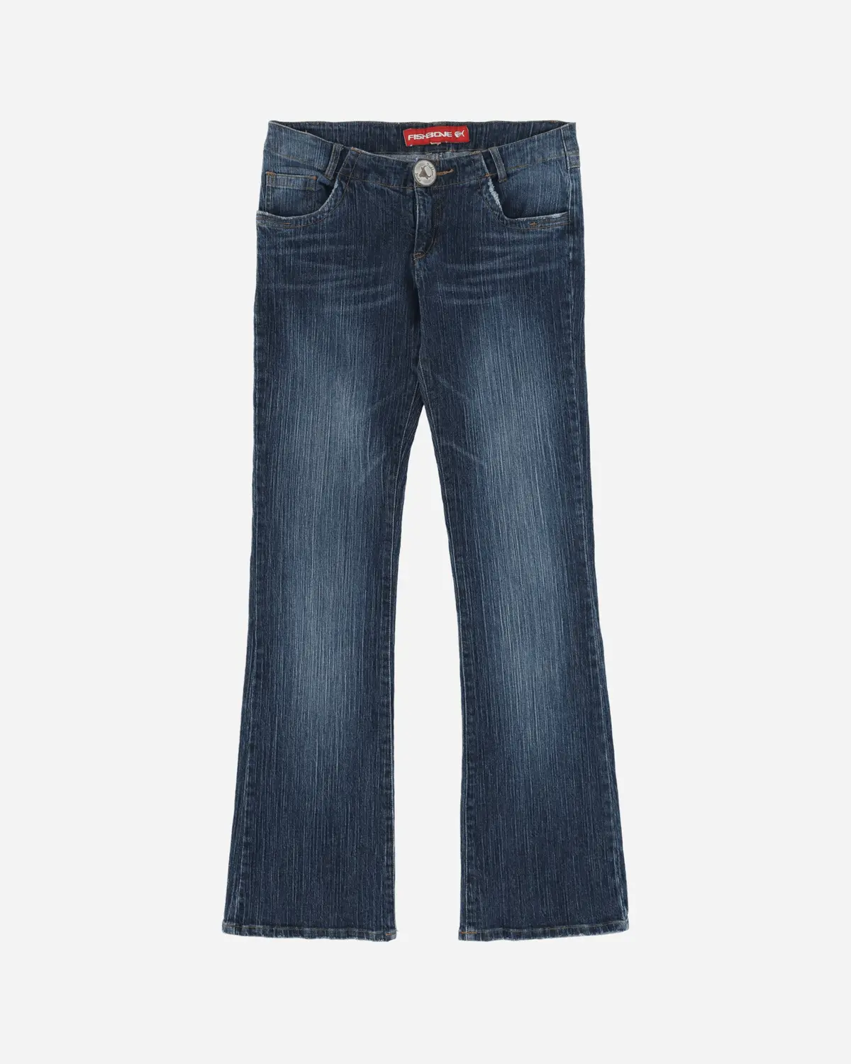 Women's Low Waist Bootcut Jeans Blue 1