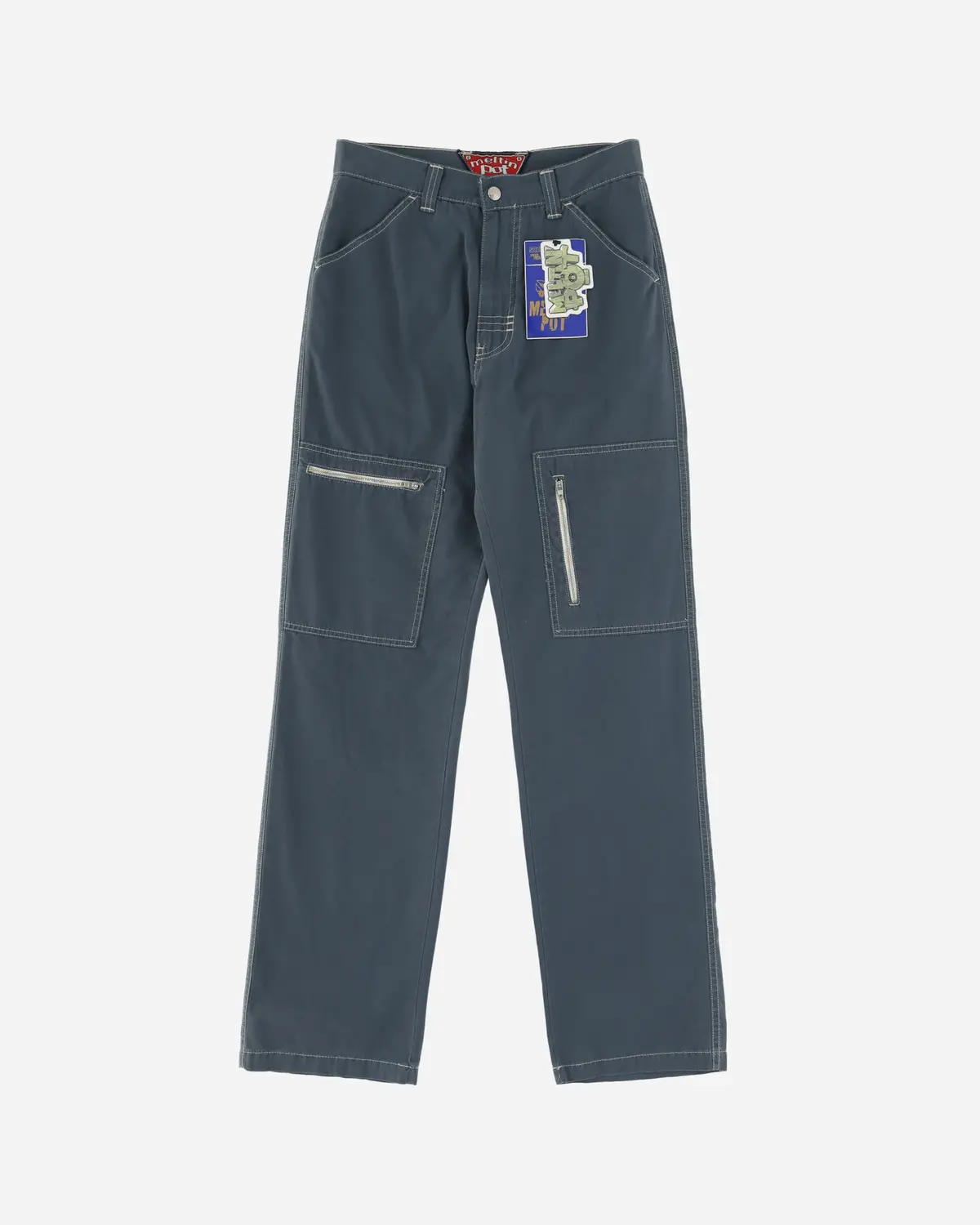 Women's Deadstock Cargo Trousers Grey 1