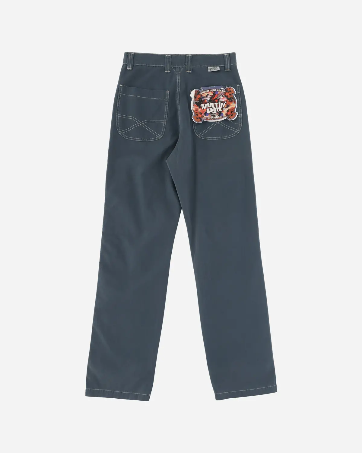 Women's Deadstock Cargo Trousers Grey 2