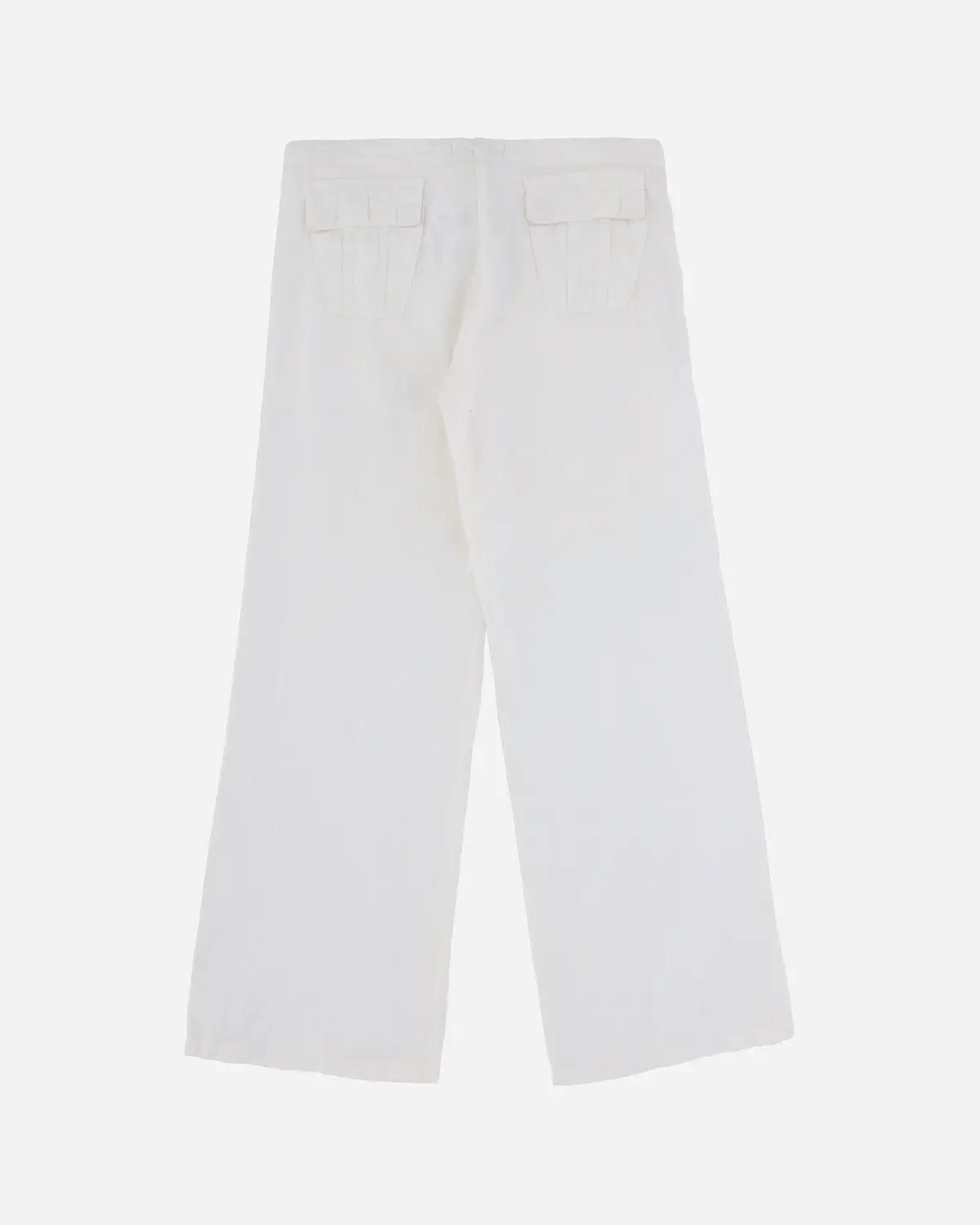 Women's Flared Trousers White 2