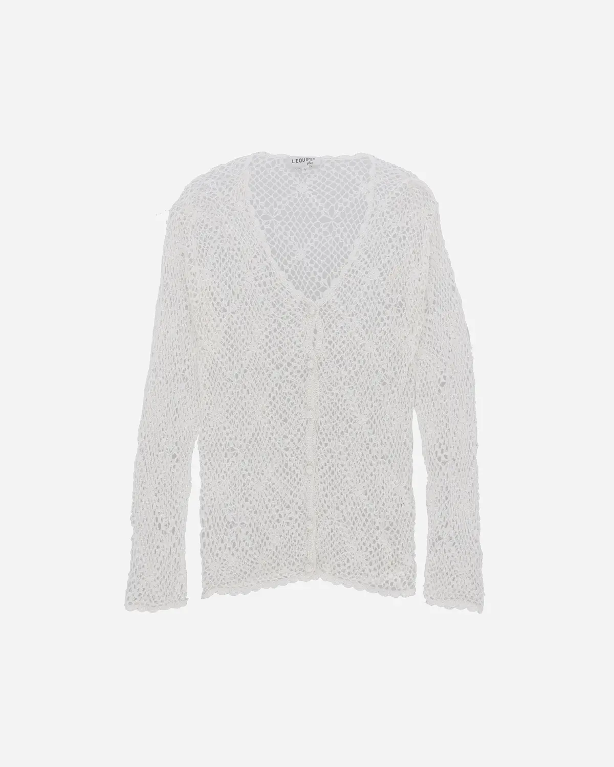 Women's Crochet Top White 1