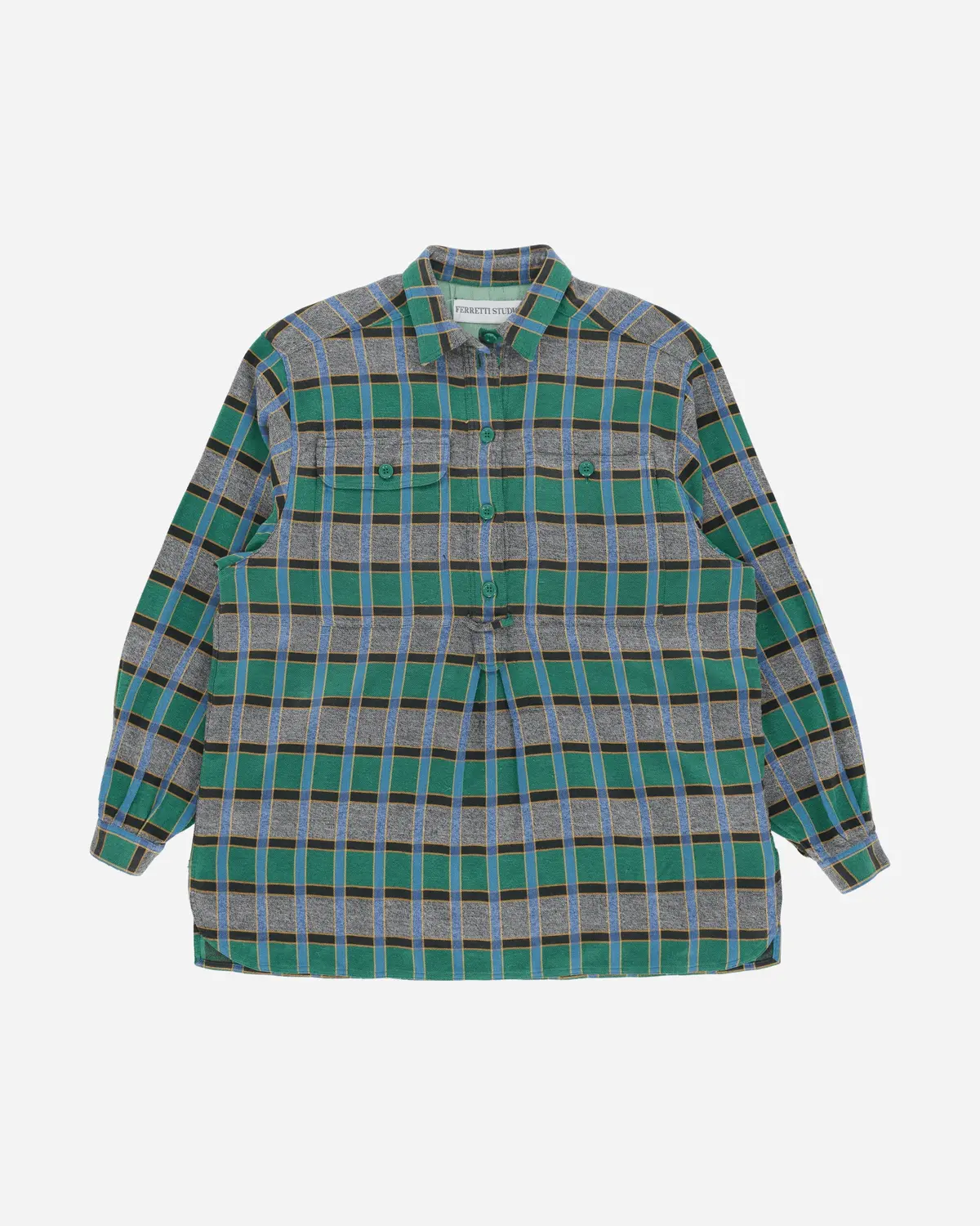 Women's Flannel Shirt Blue 1