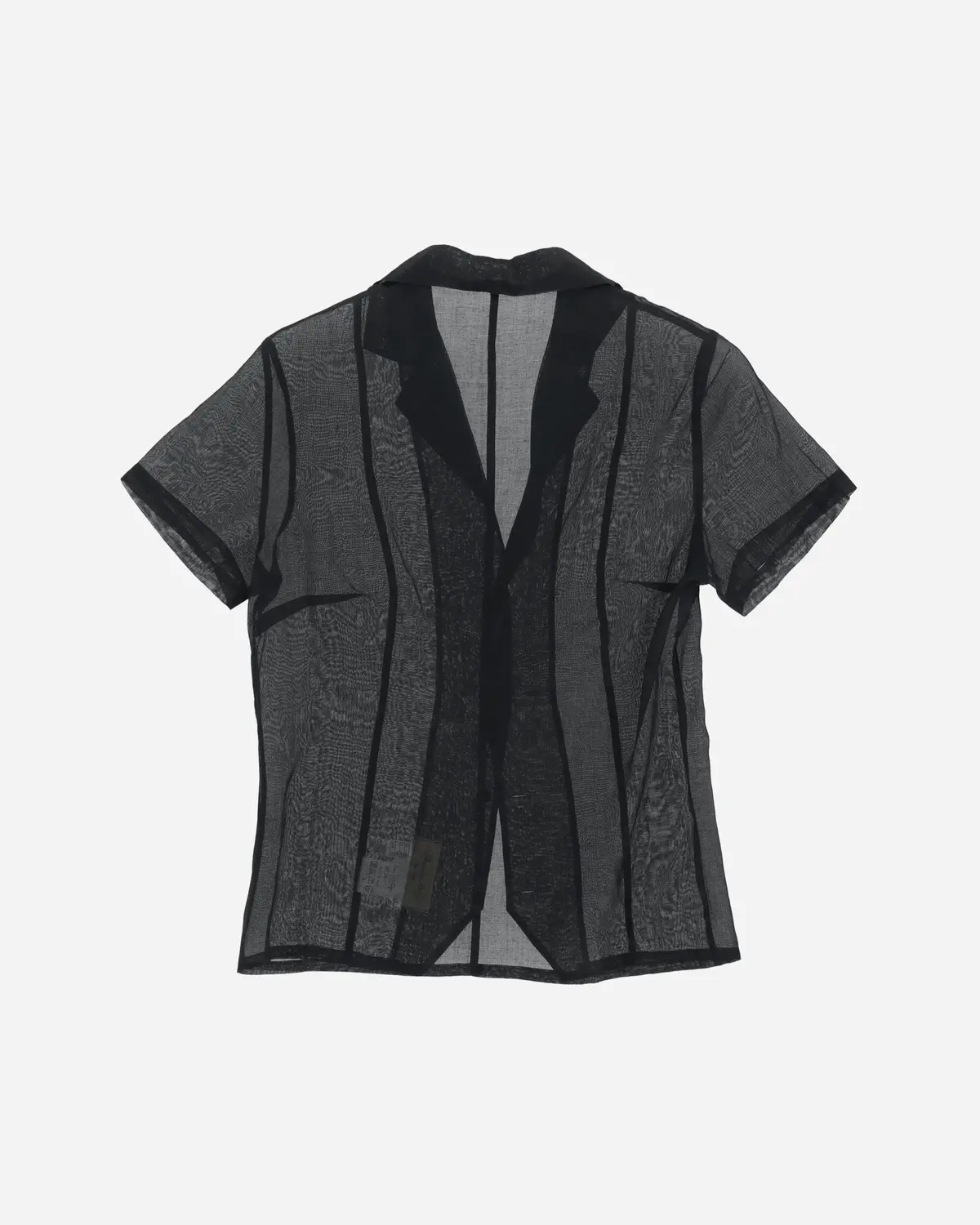 Women's Structured Mesh Top Black 2