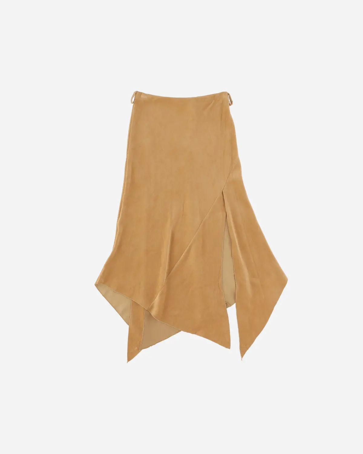 Women's Asymmetrical Skirt Beige 1