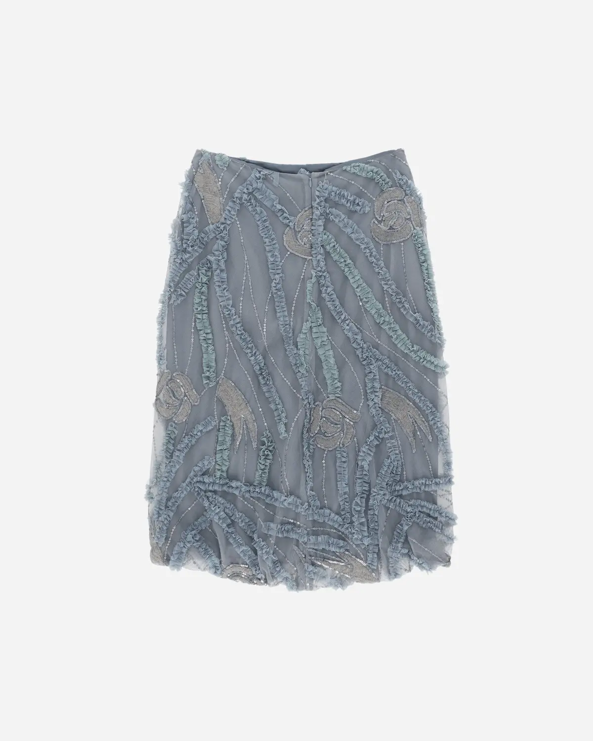 Women's Tulle Skirt Light Blue 1
