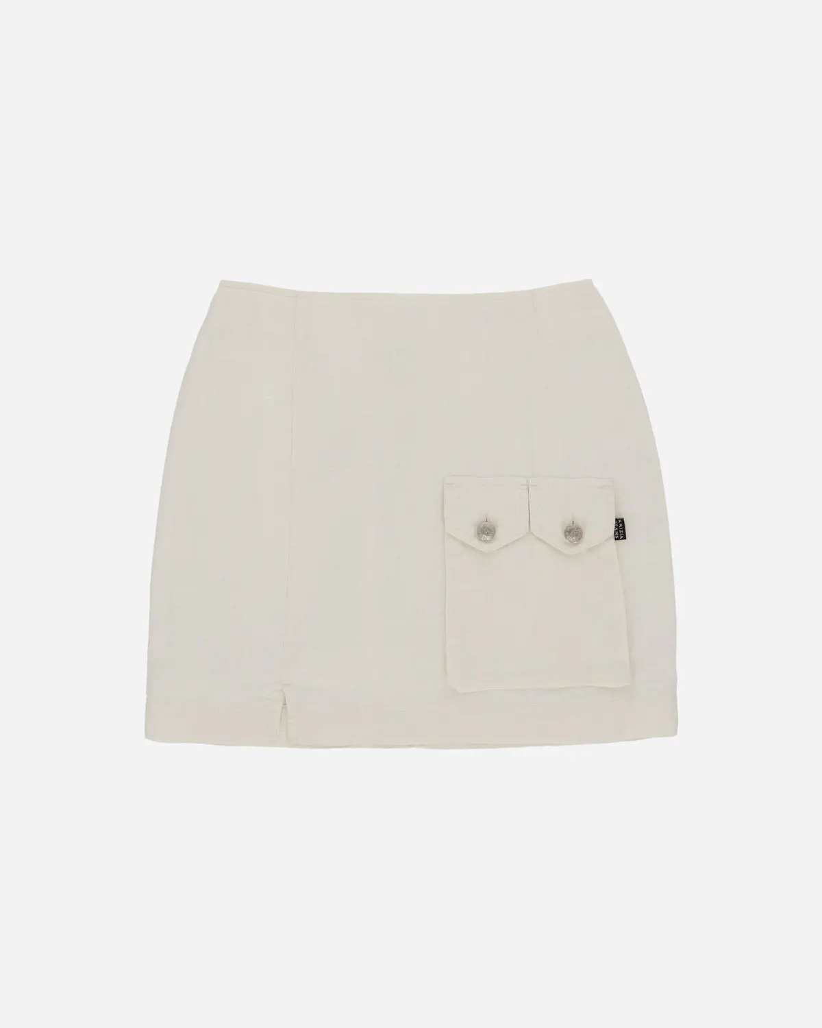 Women's Linen Skirt White 1