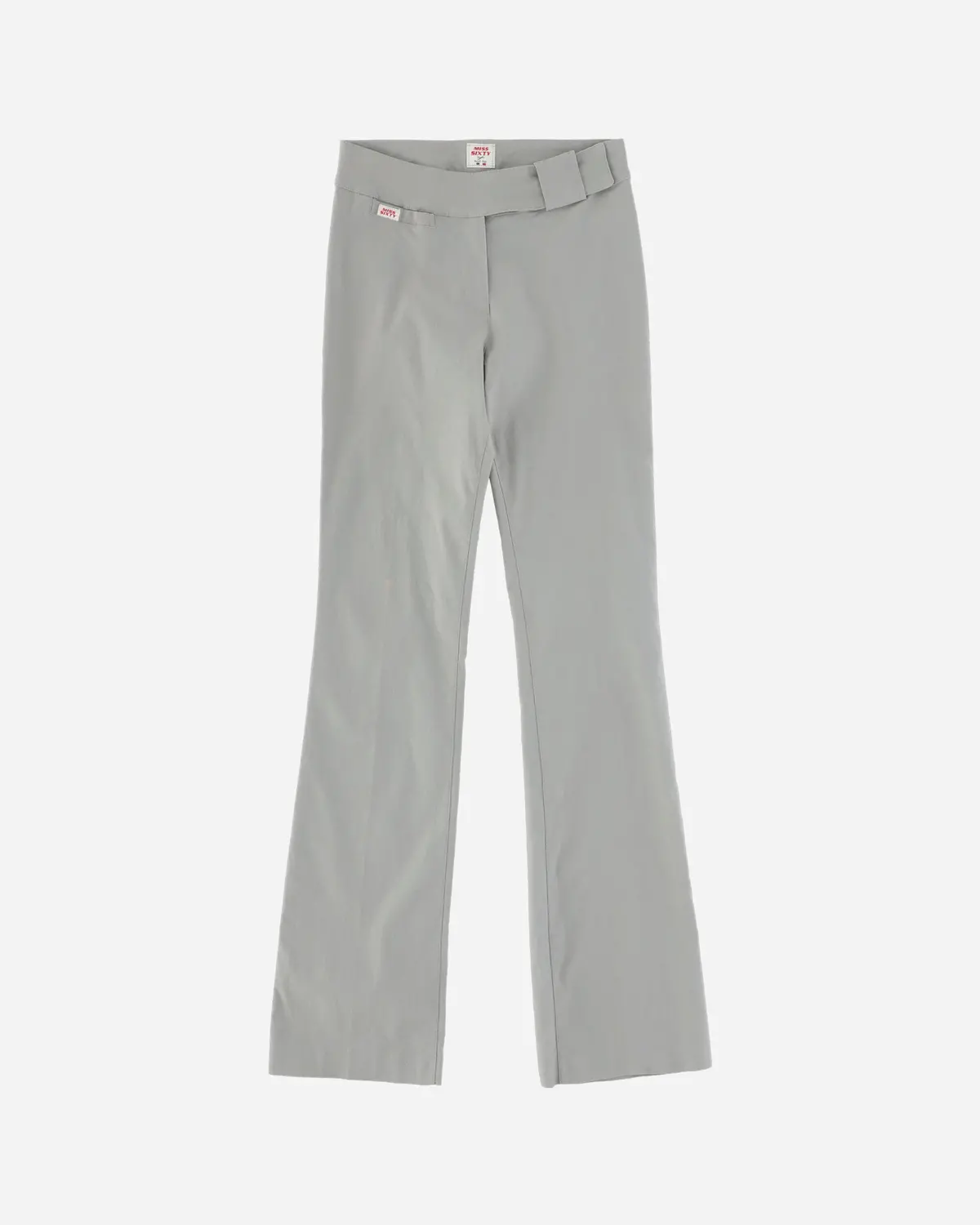 Women's Low Waist Deadstock Bootcut Trousers Grey 1