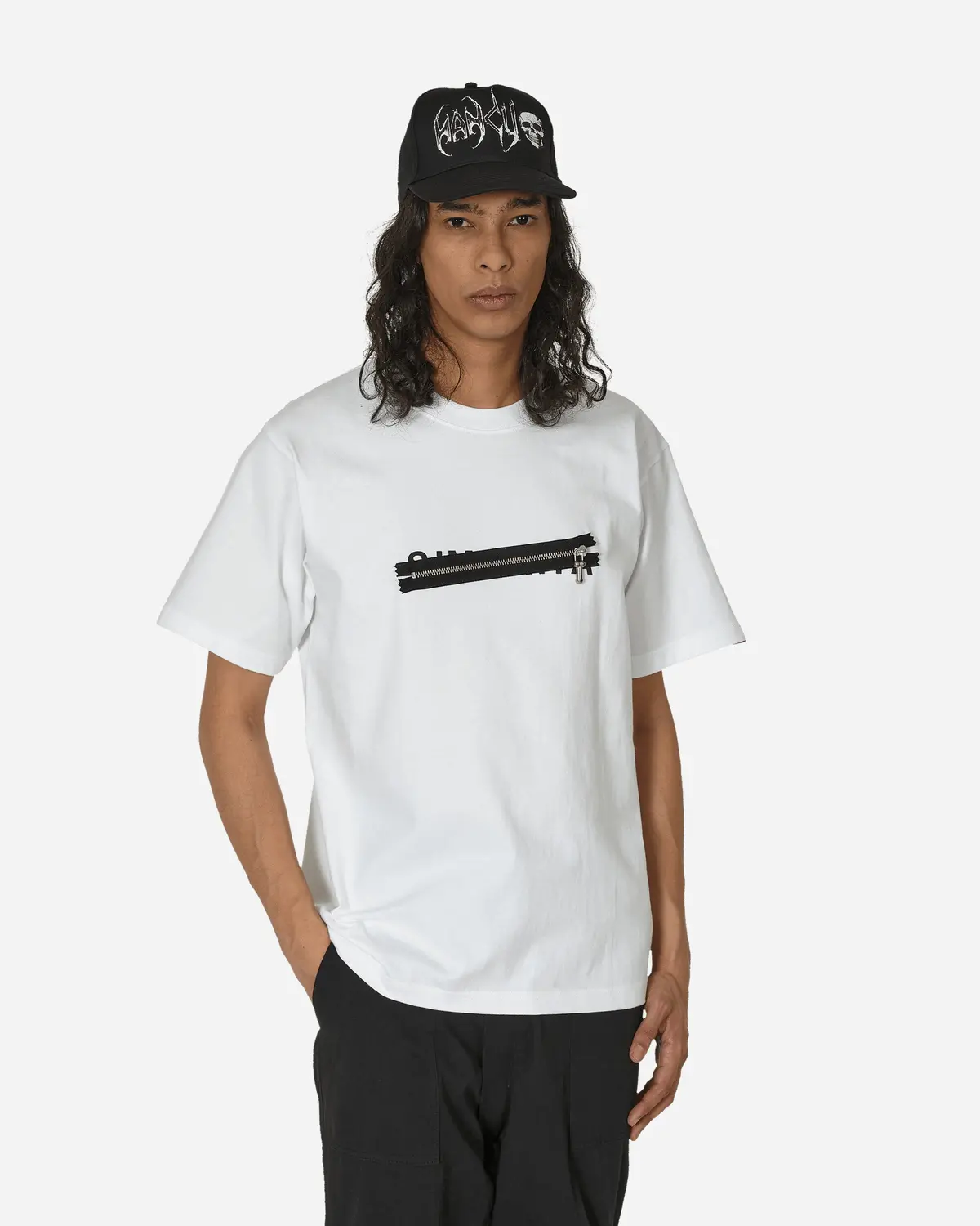 P-Zip T-Shirt White 1