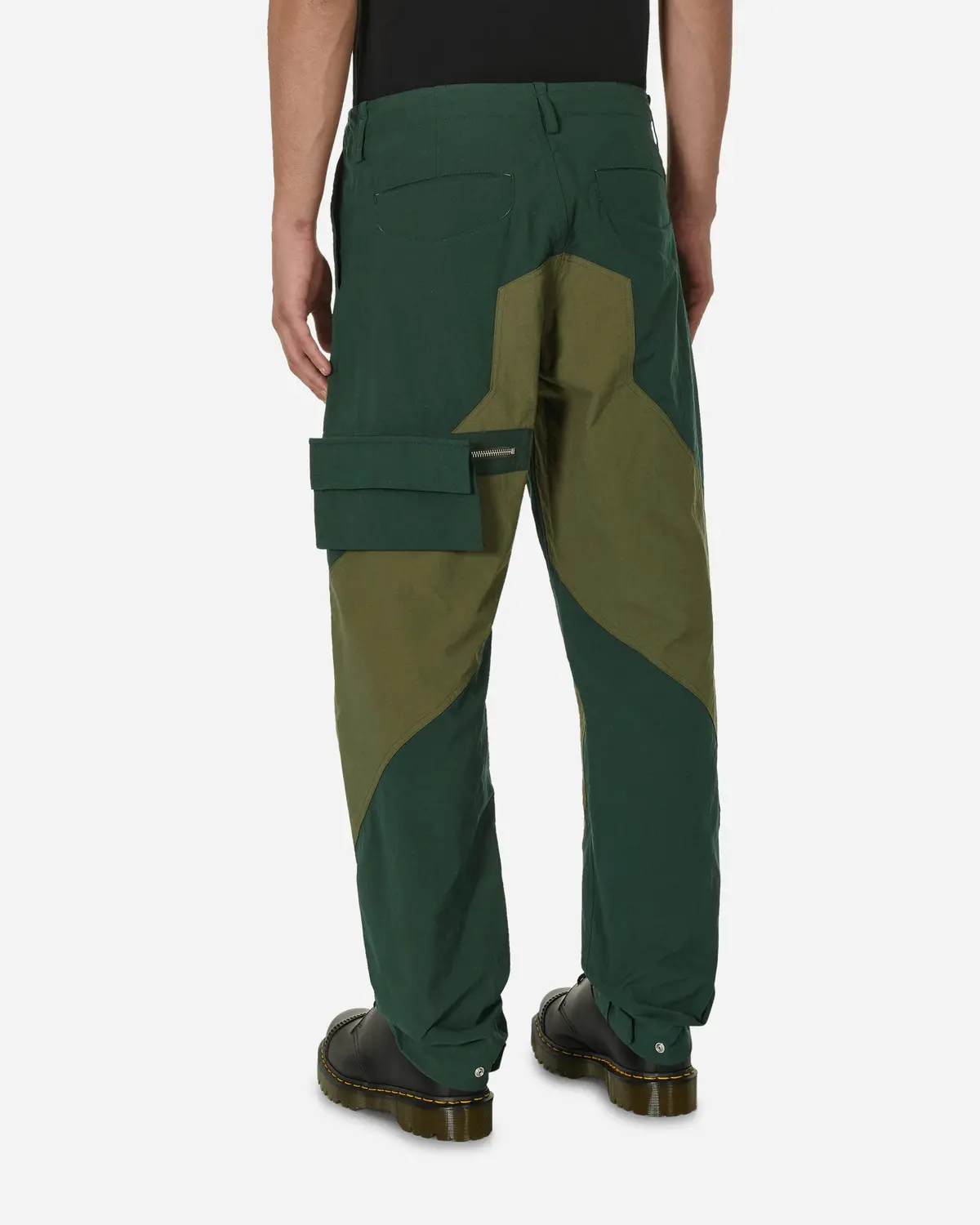 Moving Diagonal Pants Green / Olive 3