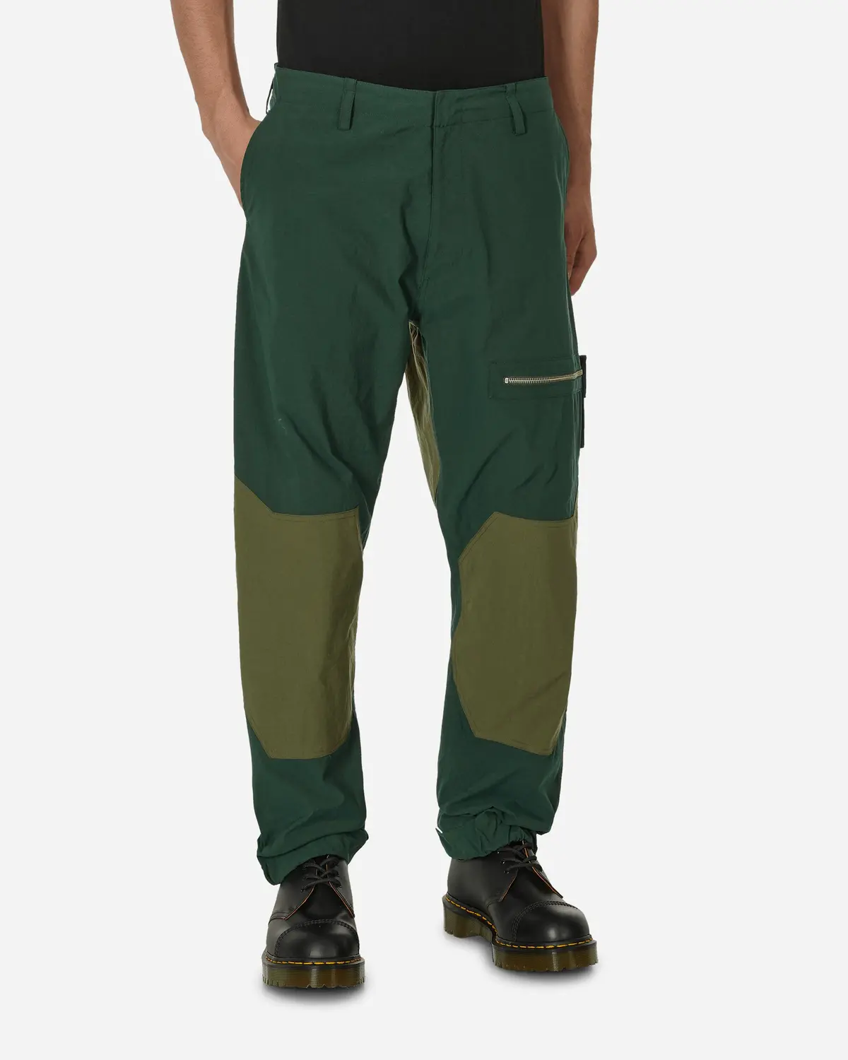 Moving Diagonal Pants Green / Olive 1