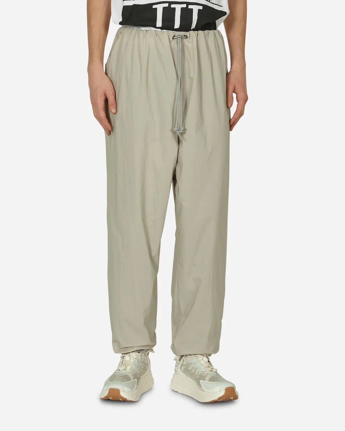 Stretchy Flash Pants Ivory 1