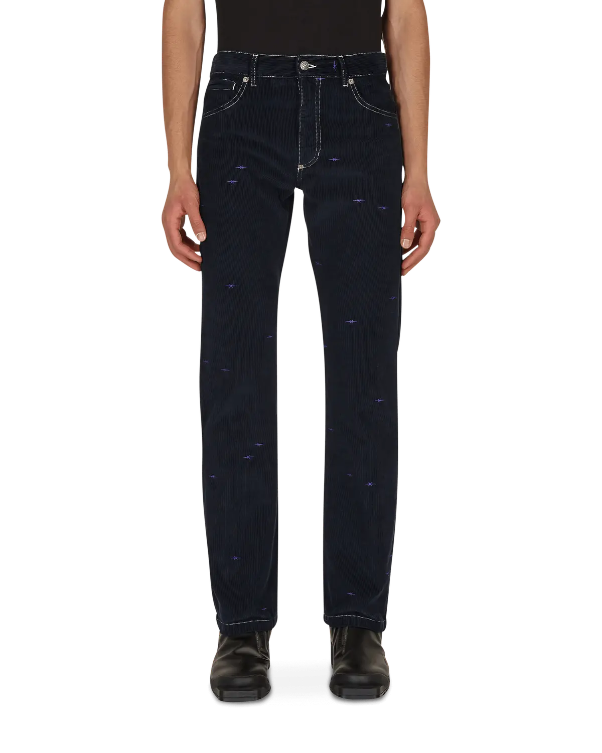 Boot Cut Pants Blue 1