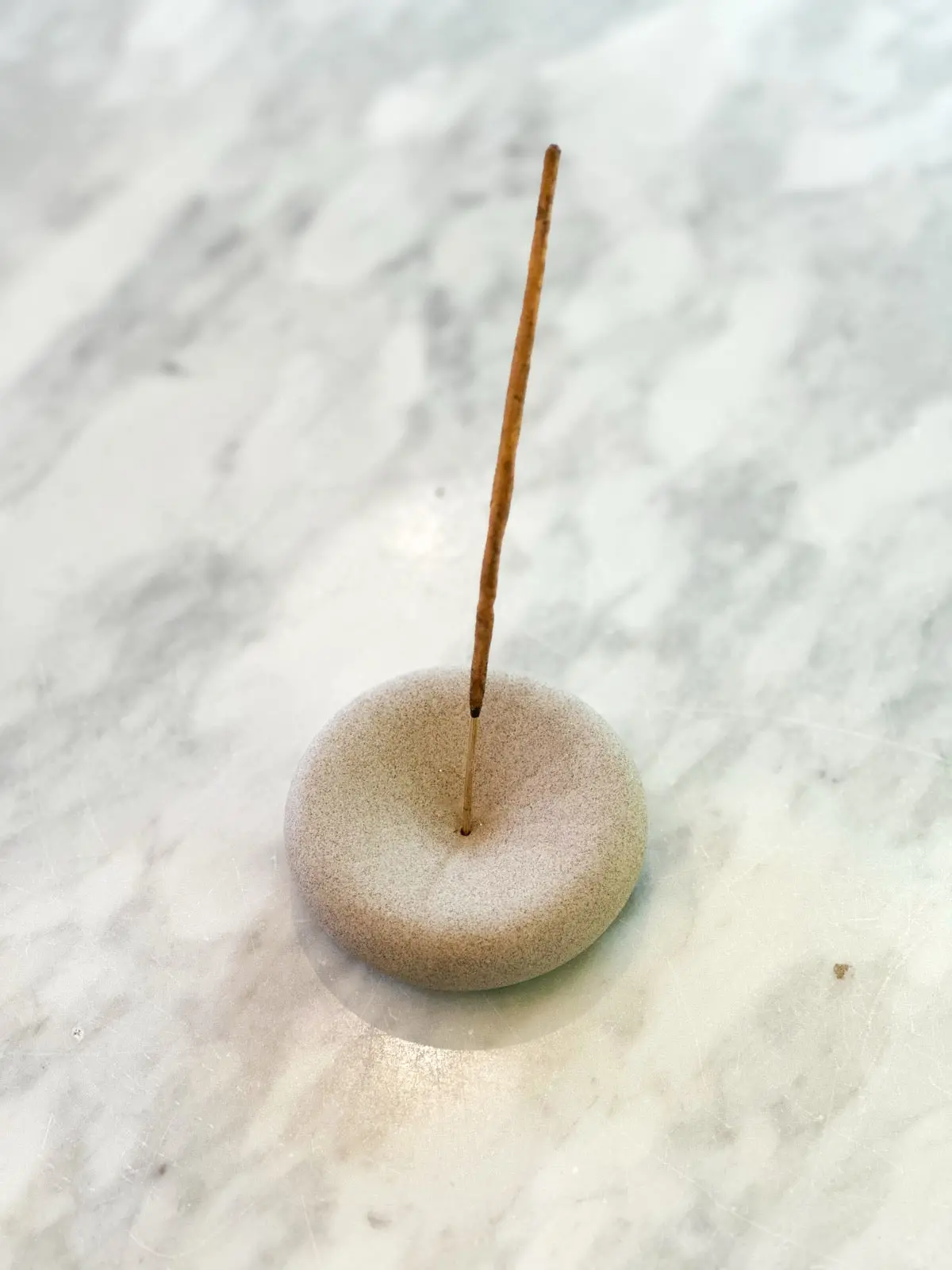 Minimal Ceramic Incense Holder - Oat 1