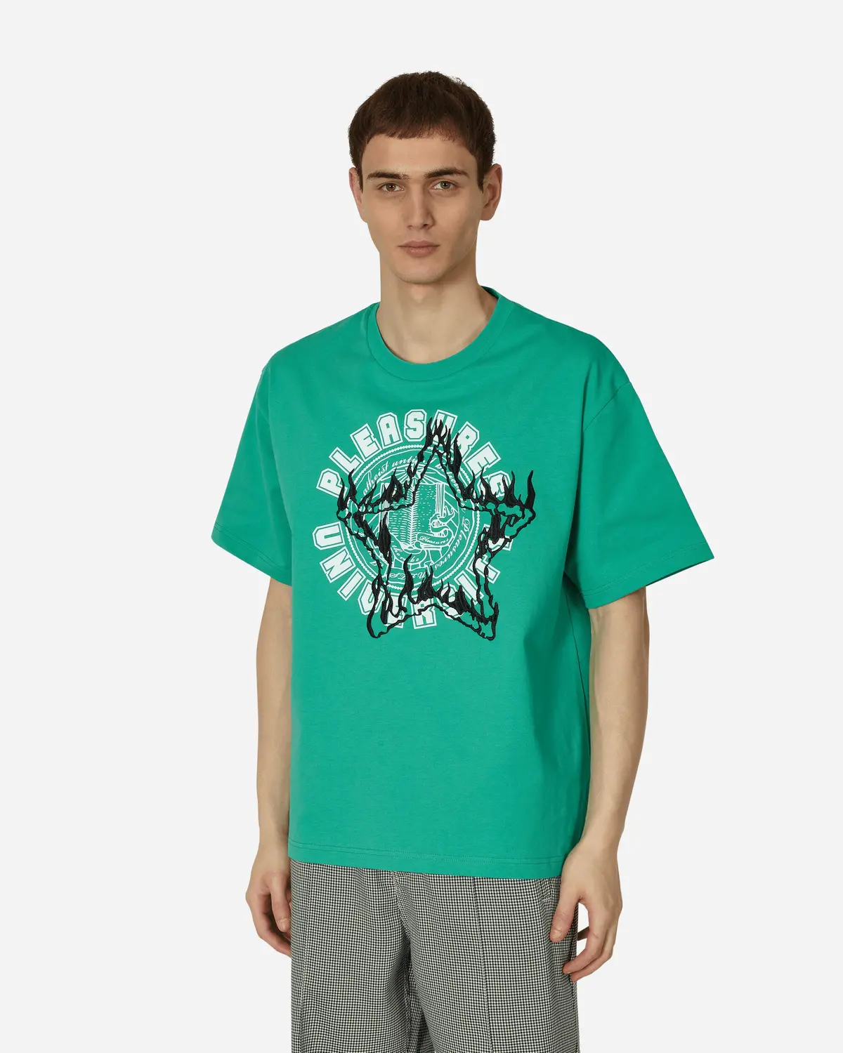 University Heavyweight T-Shirt Green 1