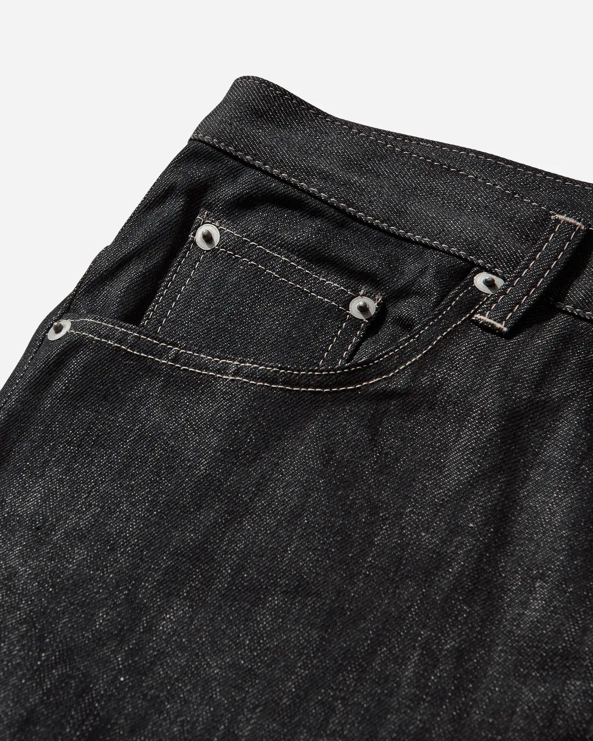 Men's Paneled Hybrid Denim Pants Indigo / Leather 3