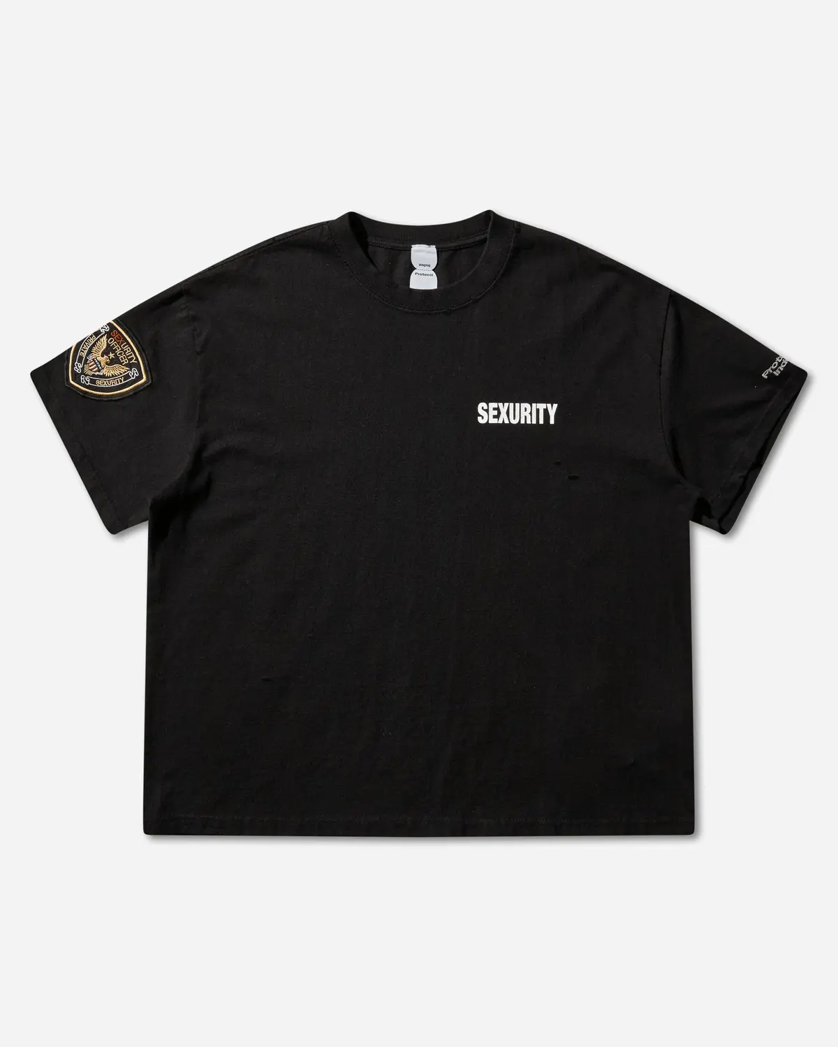 Sexurity T-Shirt Washed Black 1
