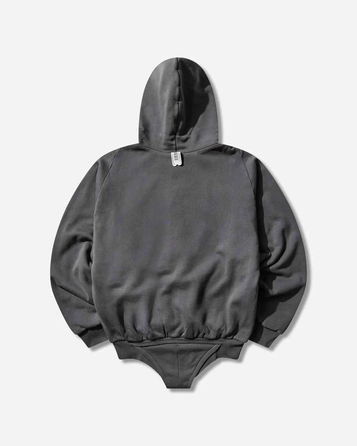 Sprayed Goat Hoodie Romper Black 2