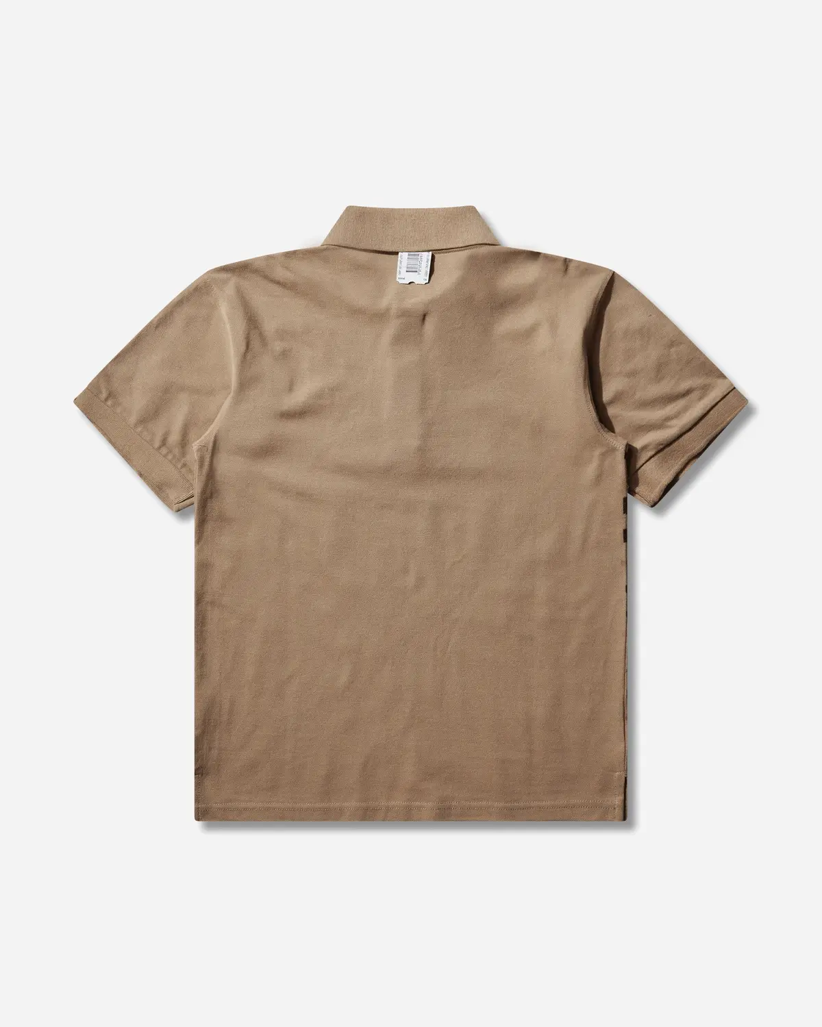 Sprayed Check Polo Beige 2
