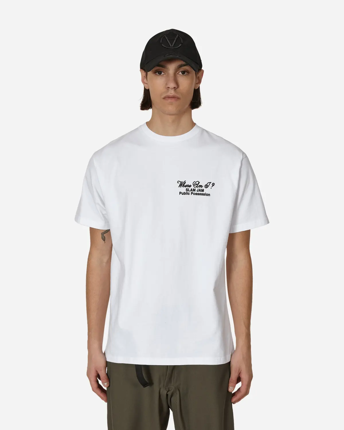 Slam Jam Dog Doesn't Know T-Shirt White 1