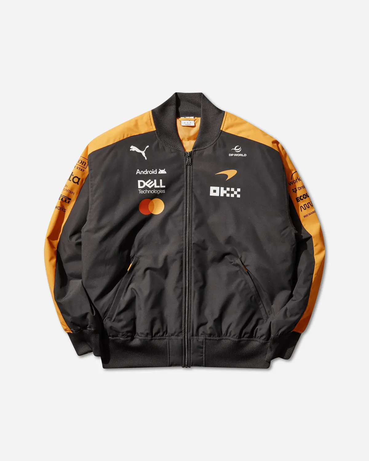 Men's Mclaren Racing Replica Bomber Jacket Papaya 1